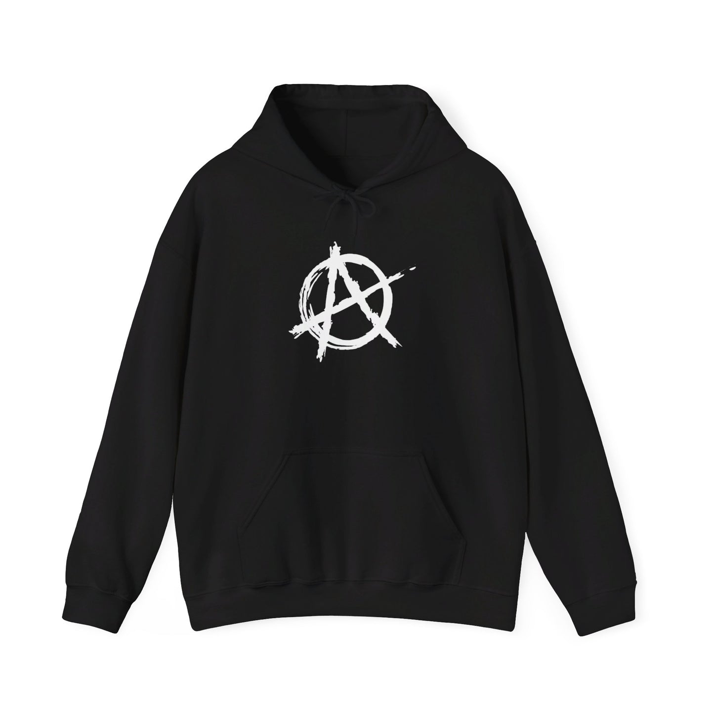 Anarchy (White Decal) Unisex Heavy Blend™ Hooded Sweatshirt