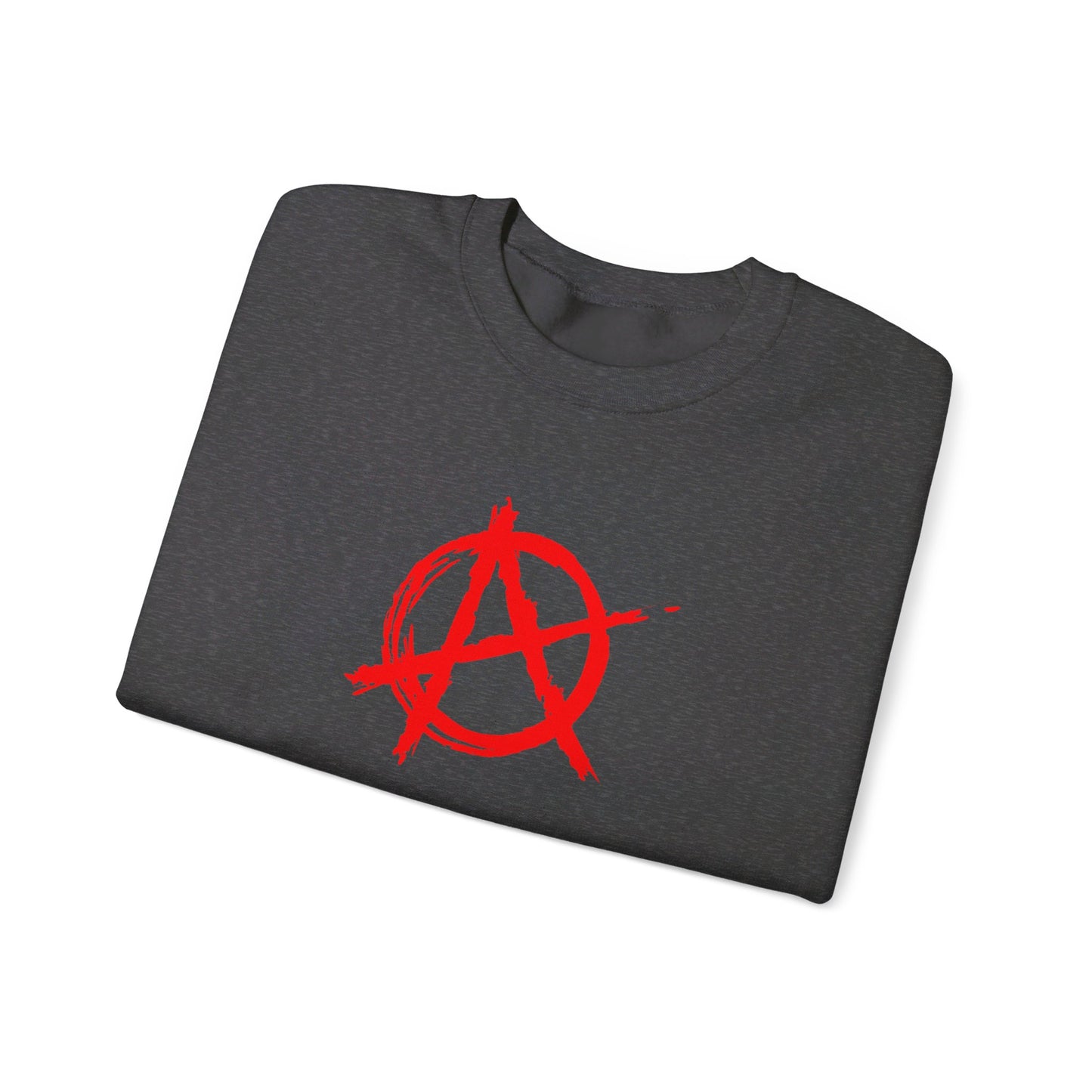 Anarchy (Red Decal) Unisex Heavy Blend™ Crewneck Sweatshirt