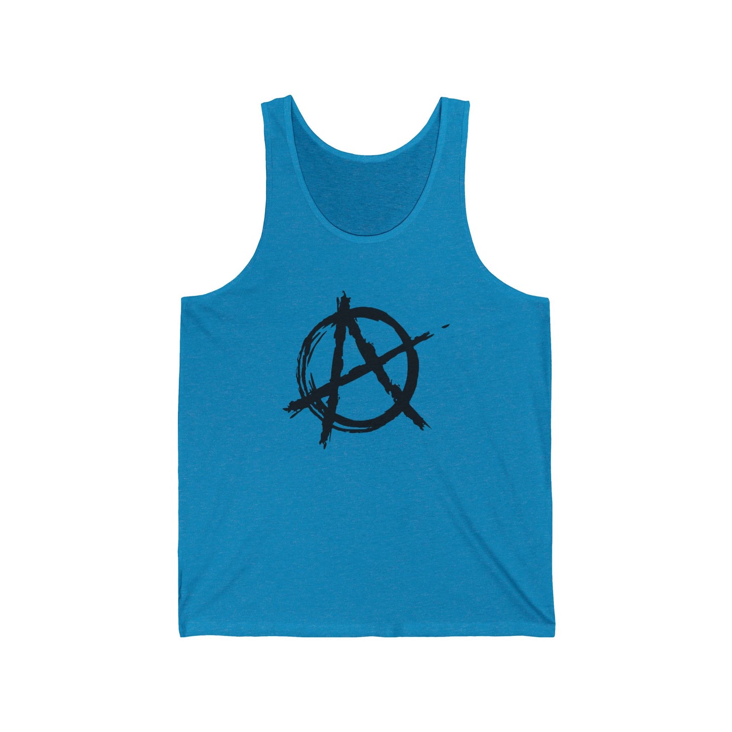 Anarchy (Black Decal) Unisex Jersey Tank Top