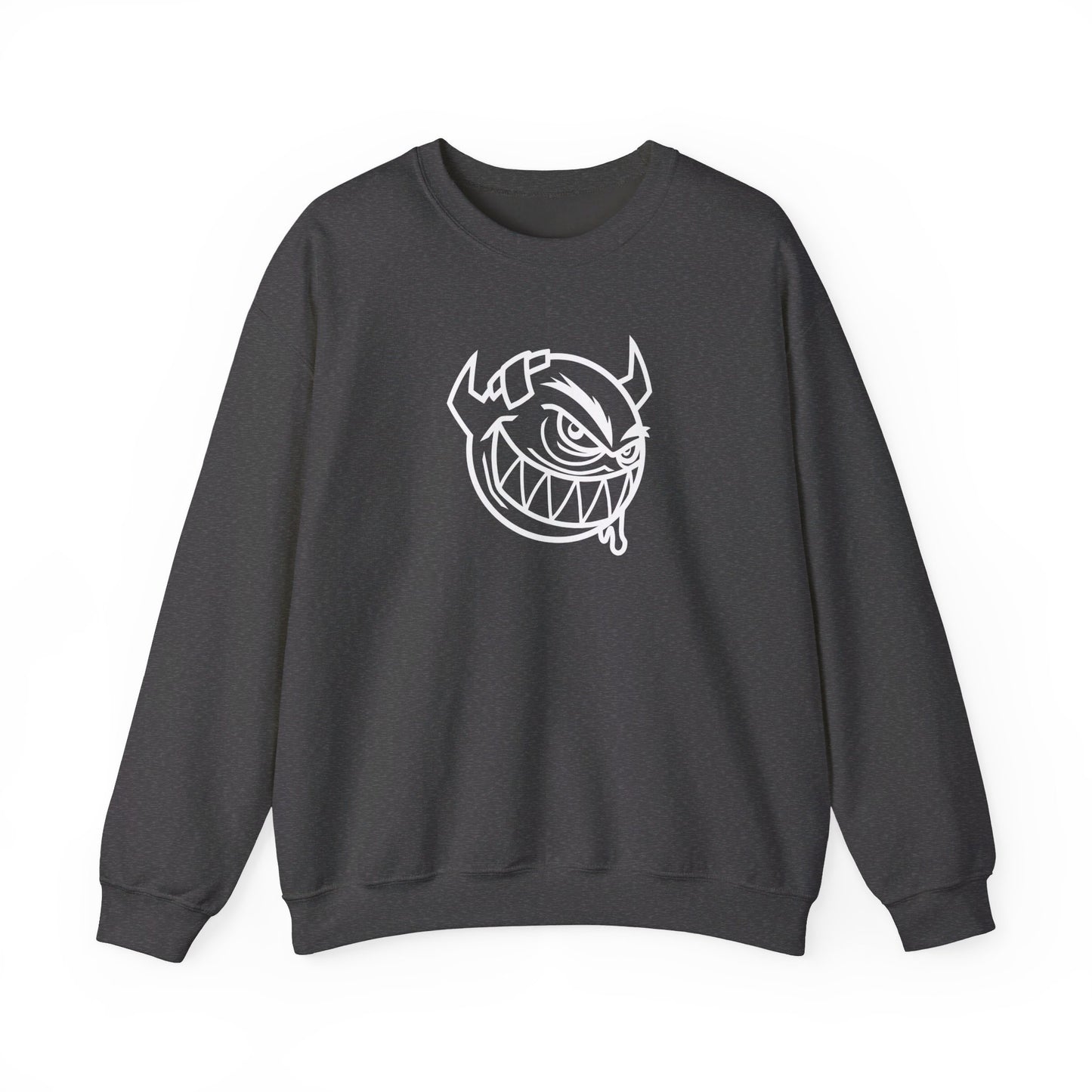 Devil (White Decal) Unisex Heavy Blend™ Crewneck Sweatshirt