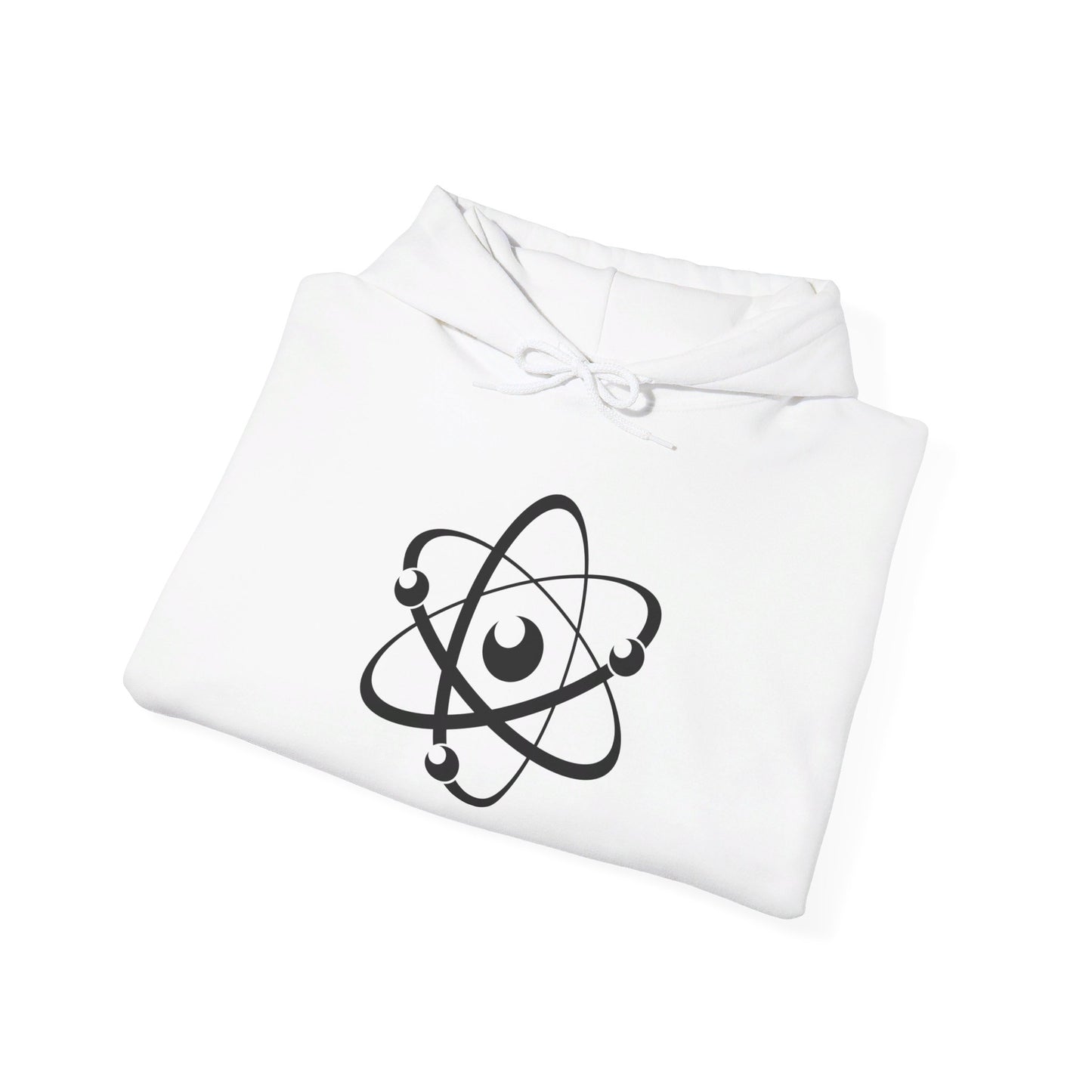 Atom (Black Decal) Unisex Heavy Blend™ Hooded Sweatshirt