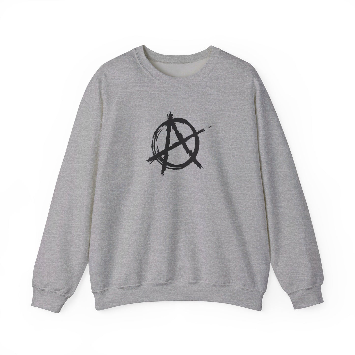 Anarchy (Black Decal) Unisex Heavy Blend™ Crewneck Sweatshirt