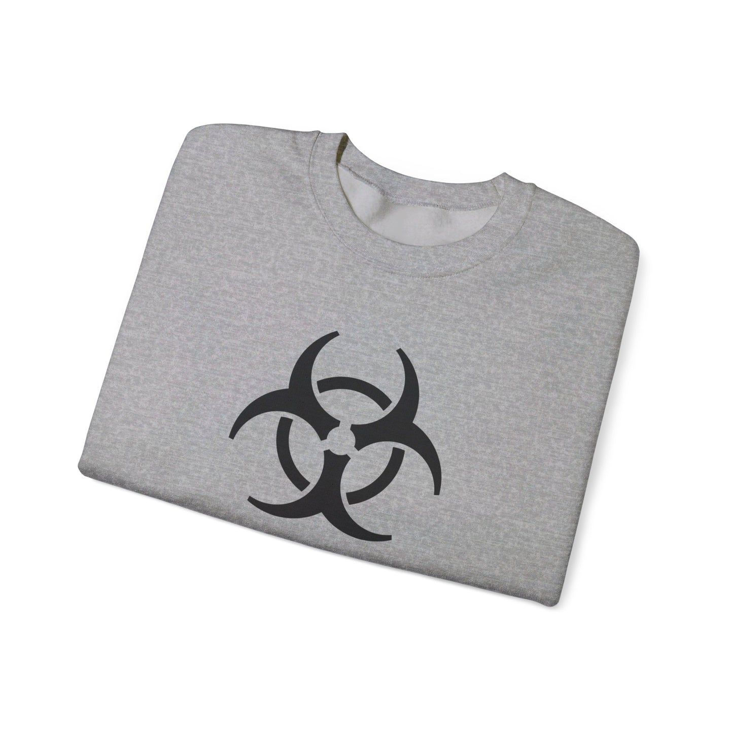 Biohazard (Black Decal) Unisex Heavy Blend™ Crewneck Sweatshirt