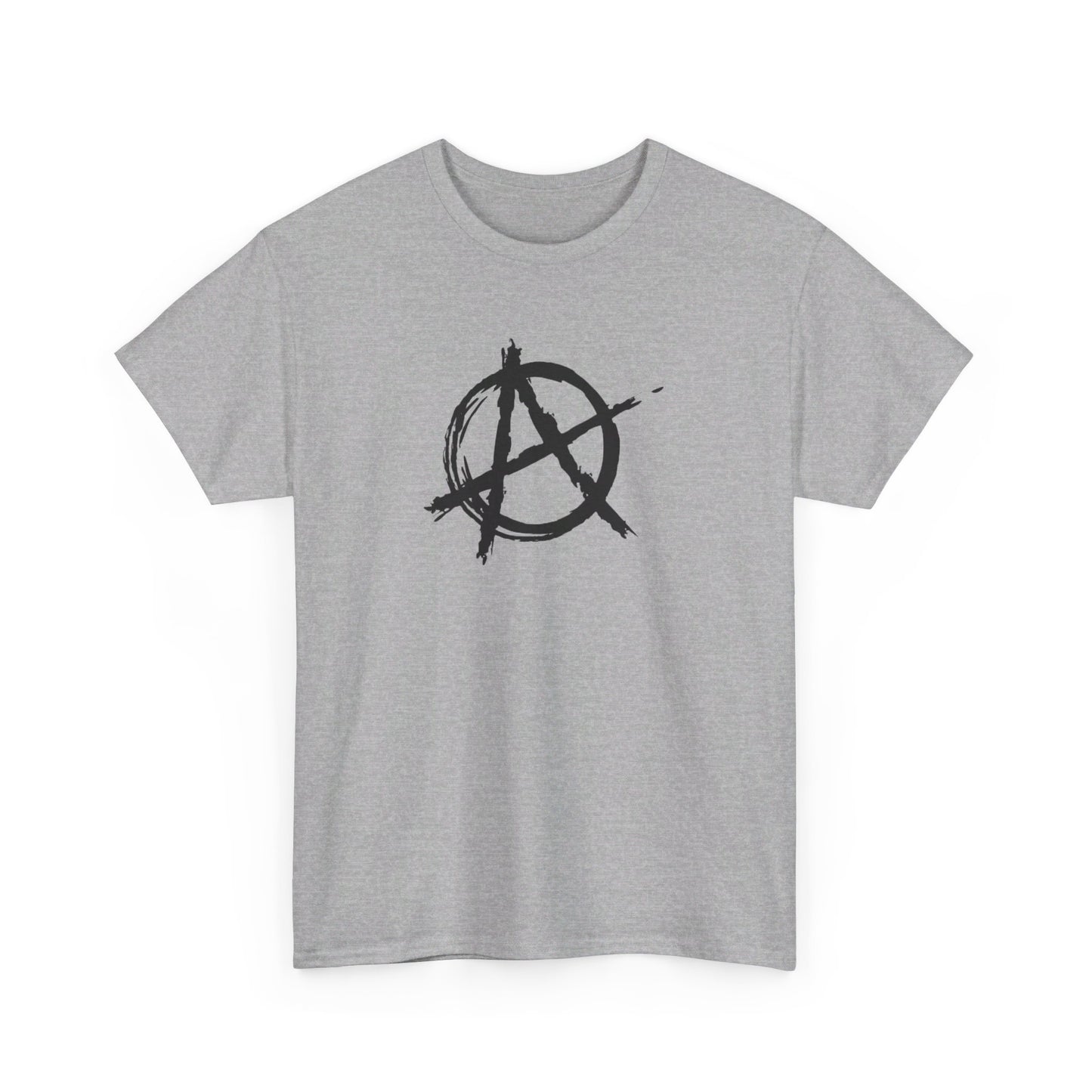 Anarchy (Black Decal) Unisex Heavy Cotton Tee