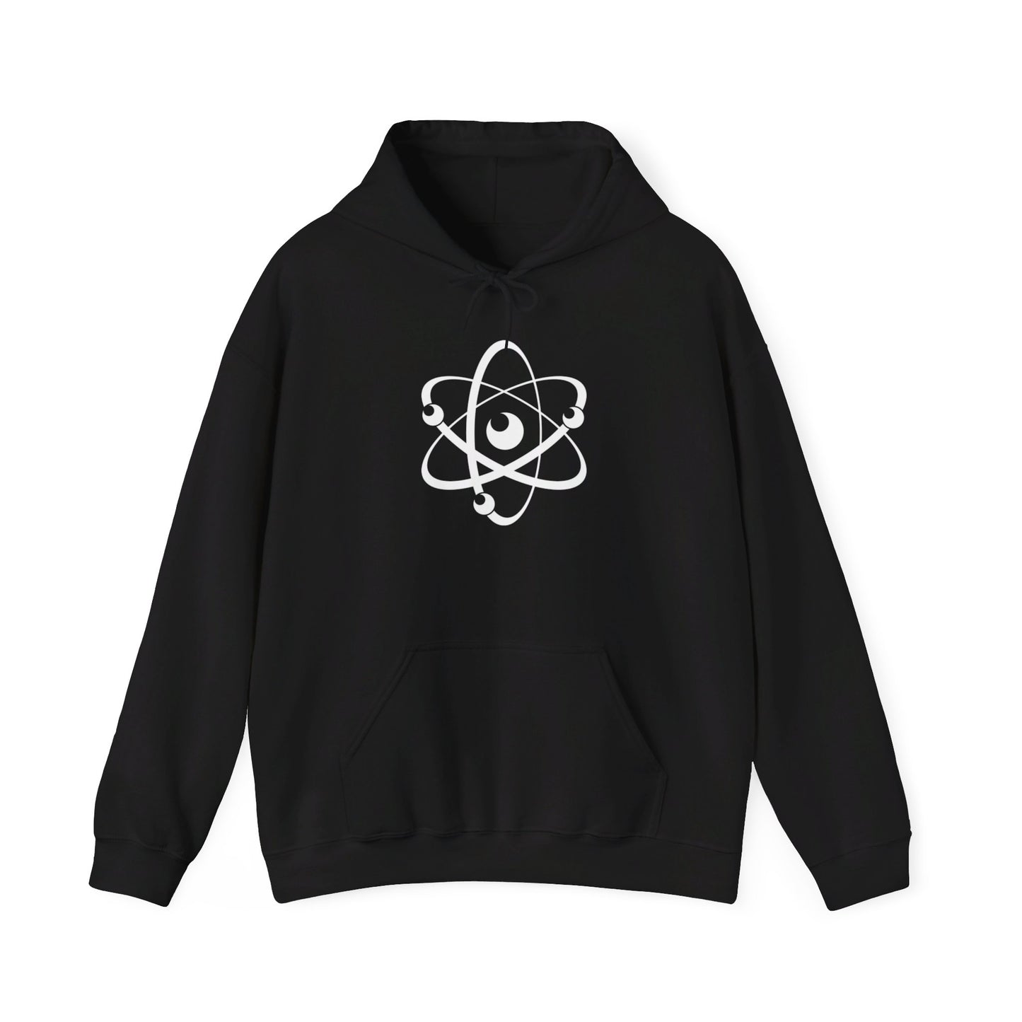 Atom (White Decal) Unisex Heavy Blend™ Hooded Sweatshirt