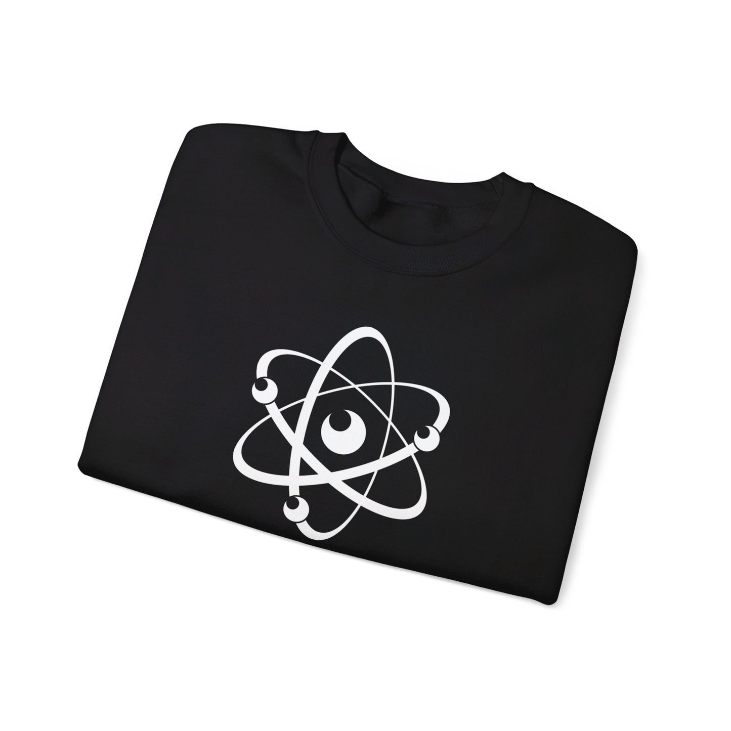 Atom (White Decal) Unisex Heavy Blend™ Crewneck Sweatshirt