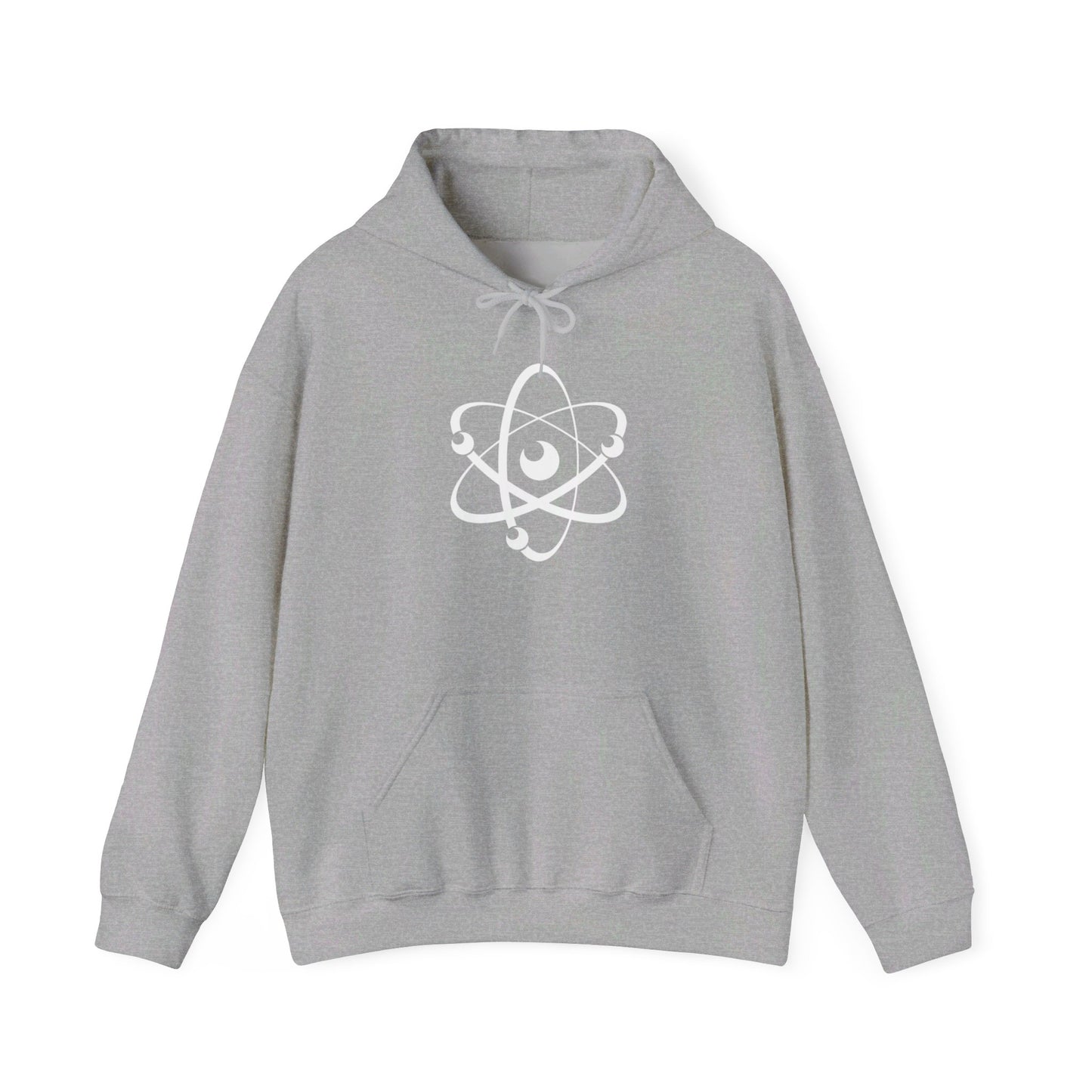 Atom (White Decal) Unisex Heavy Blend™ Hooded Sweatshirt