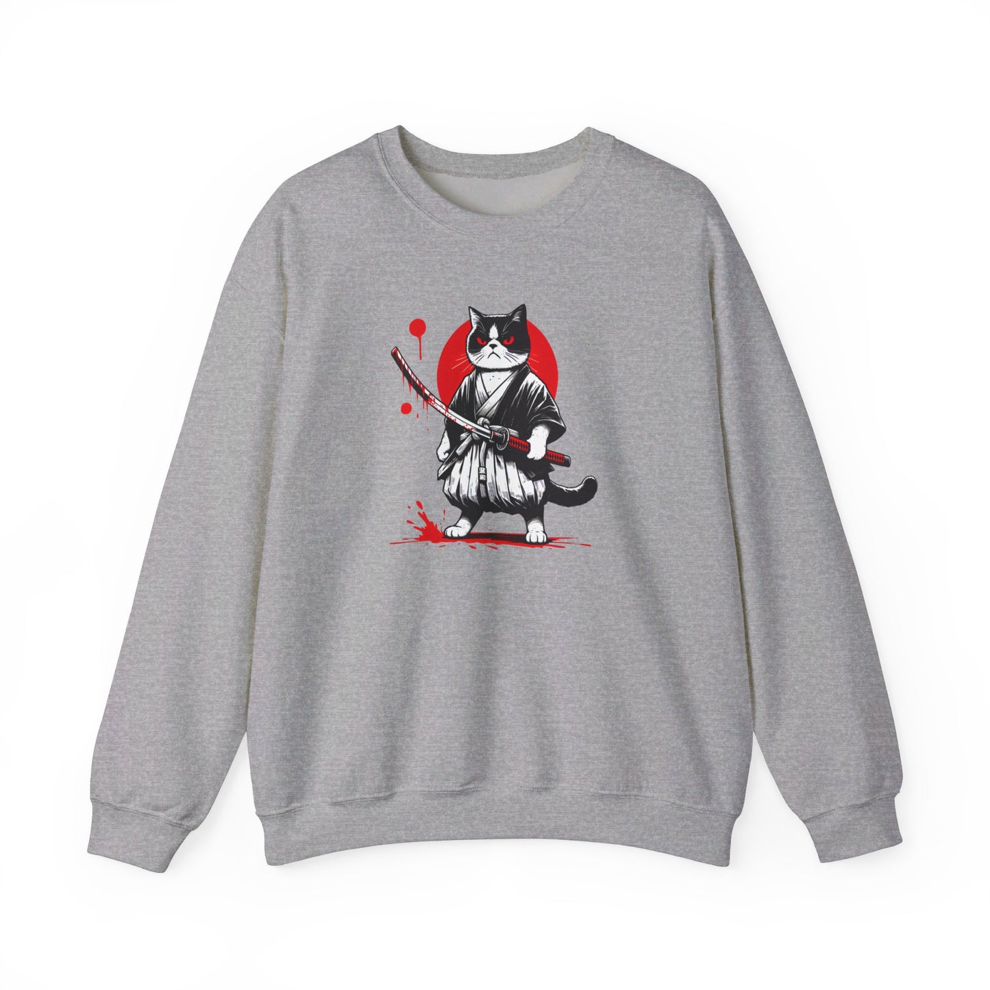 Mean Cat Unisex Heavy Blend™ Crewneck Sweatshirt