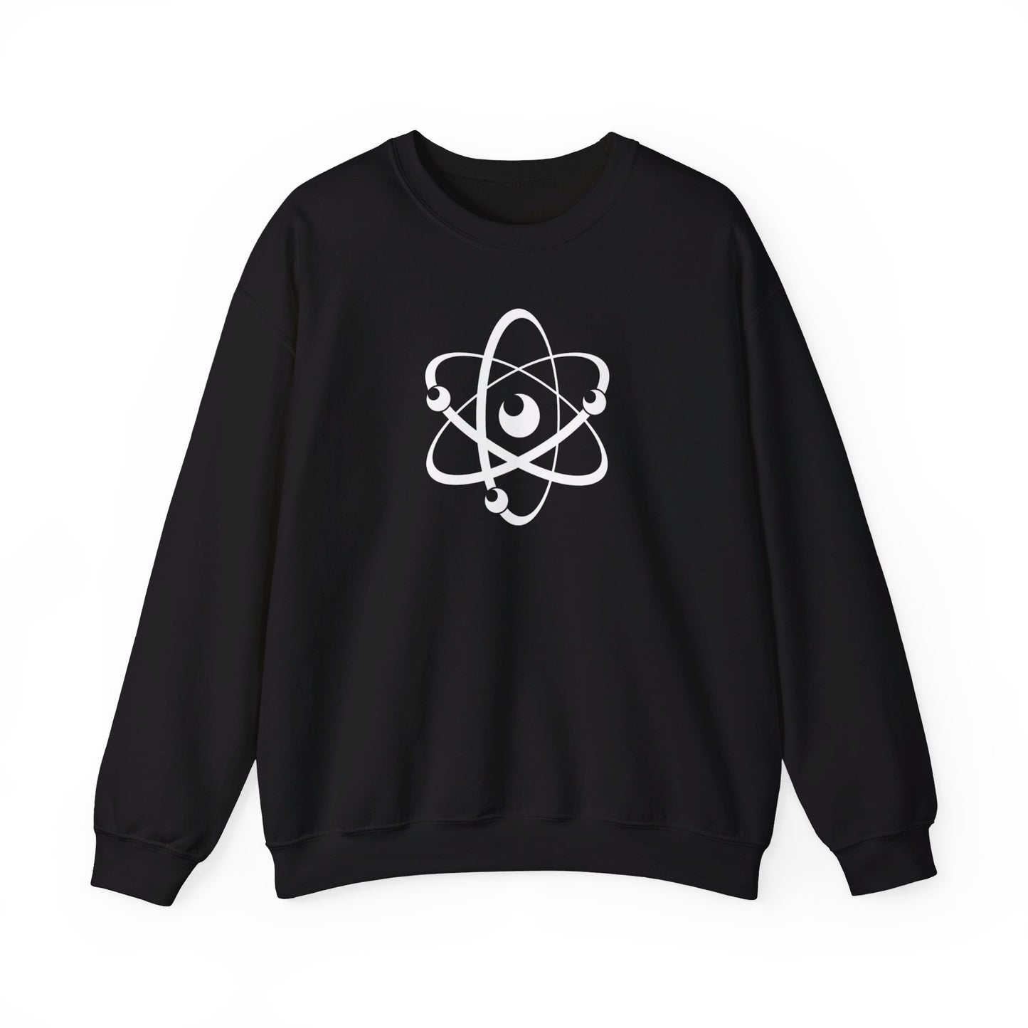 Atom (White Decal) Unisex Heavy Blend™ Crewneck Sweatshirt