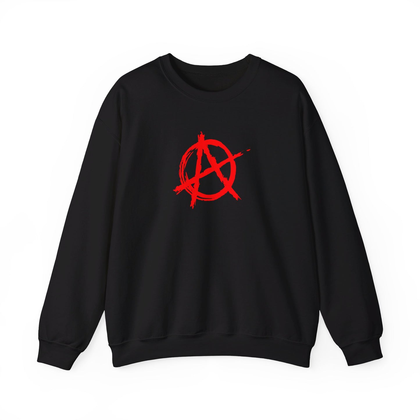 Anarchy (Red Decal) Unisex Heavy Blend™ Crewneck Sweatshirt