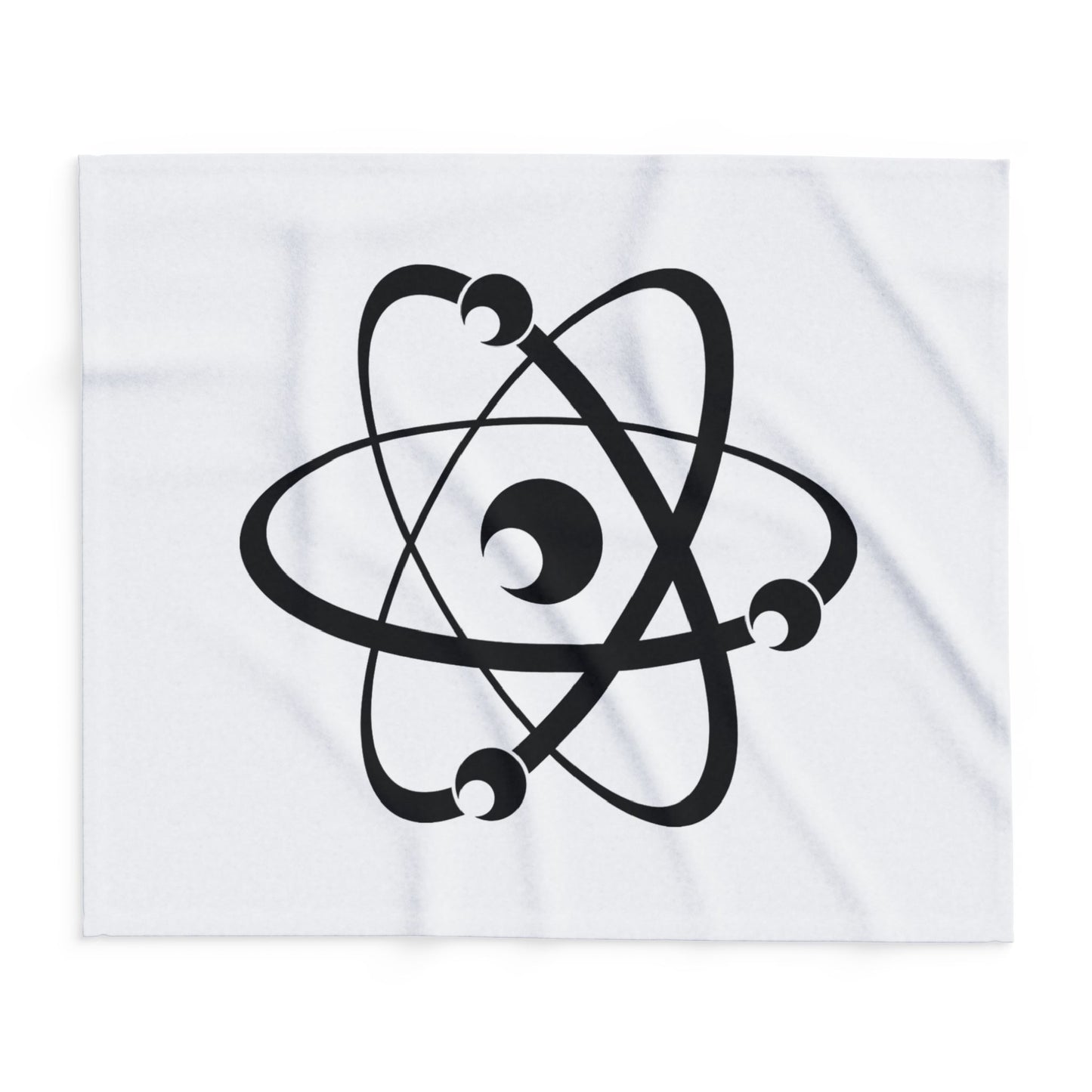 Atom (Black Decal) Arctic Fleece Blanket