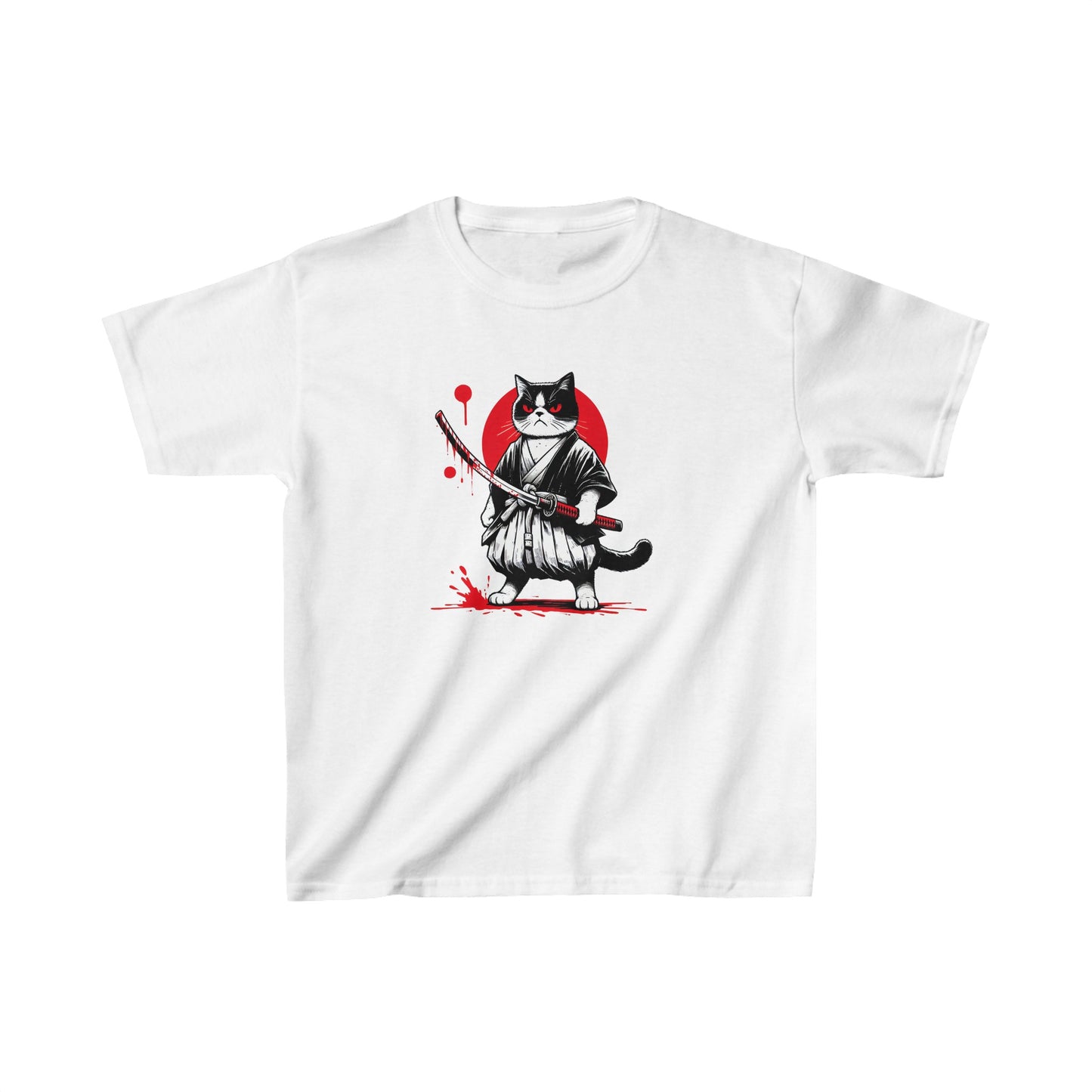 Mean Cat Kids Heavy Cotton™ Tee