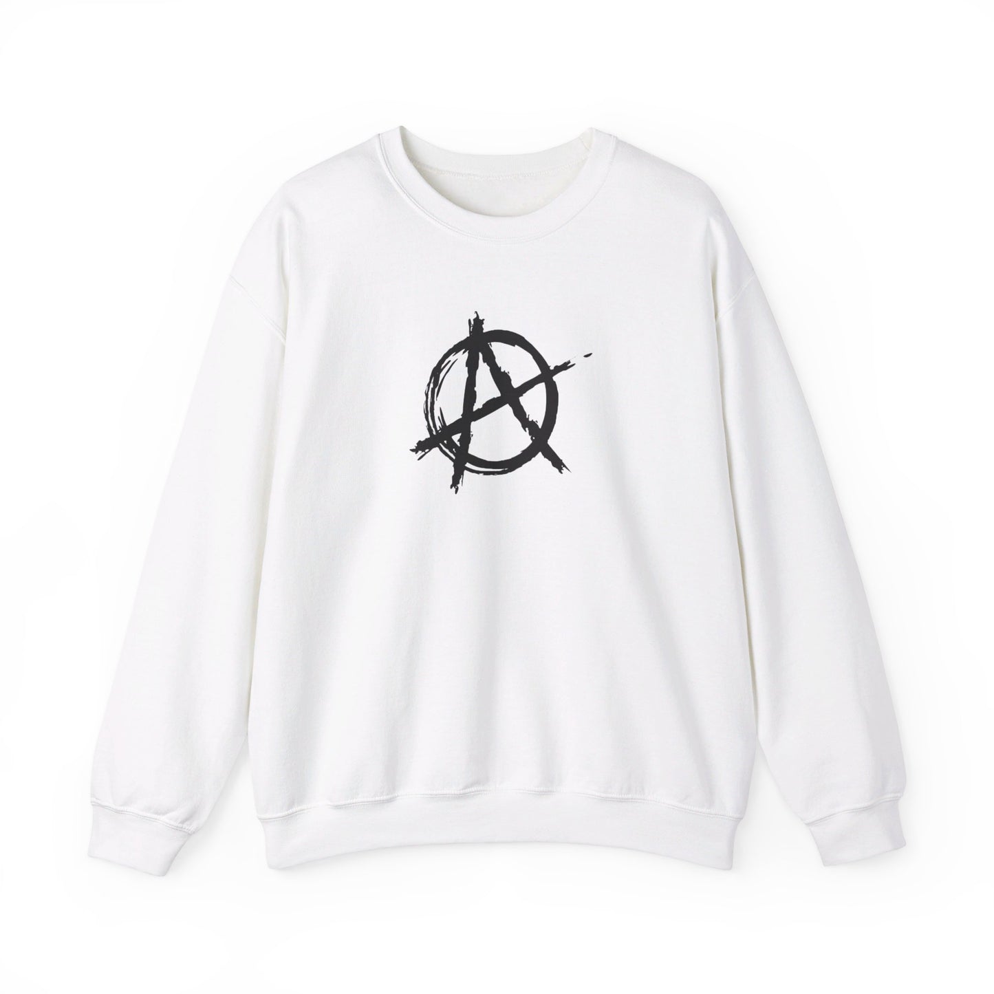 Anarchy (Black Decal) Unisex Heavy Blend™ Crewneck Sweatshirt