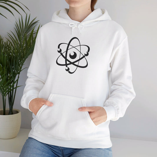 Atom (Black Decal) Unisex Heavy Blend™ Hooded Sweatshirt