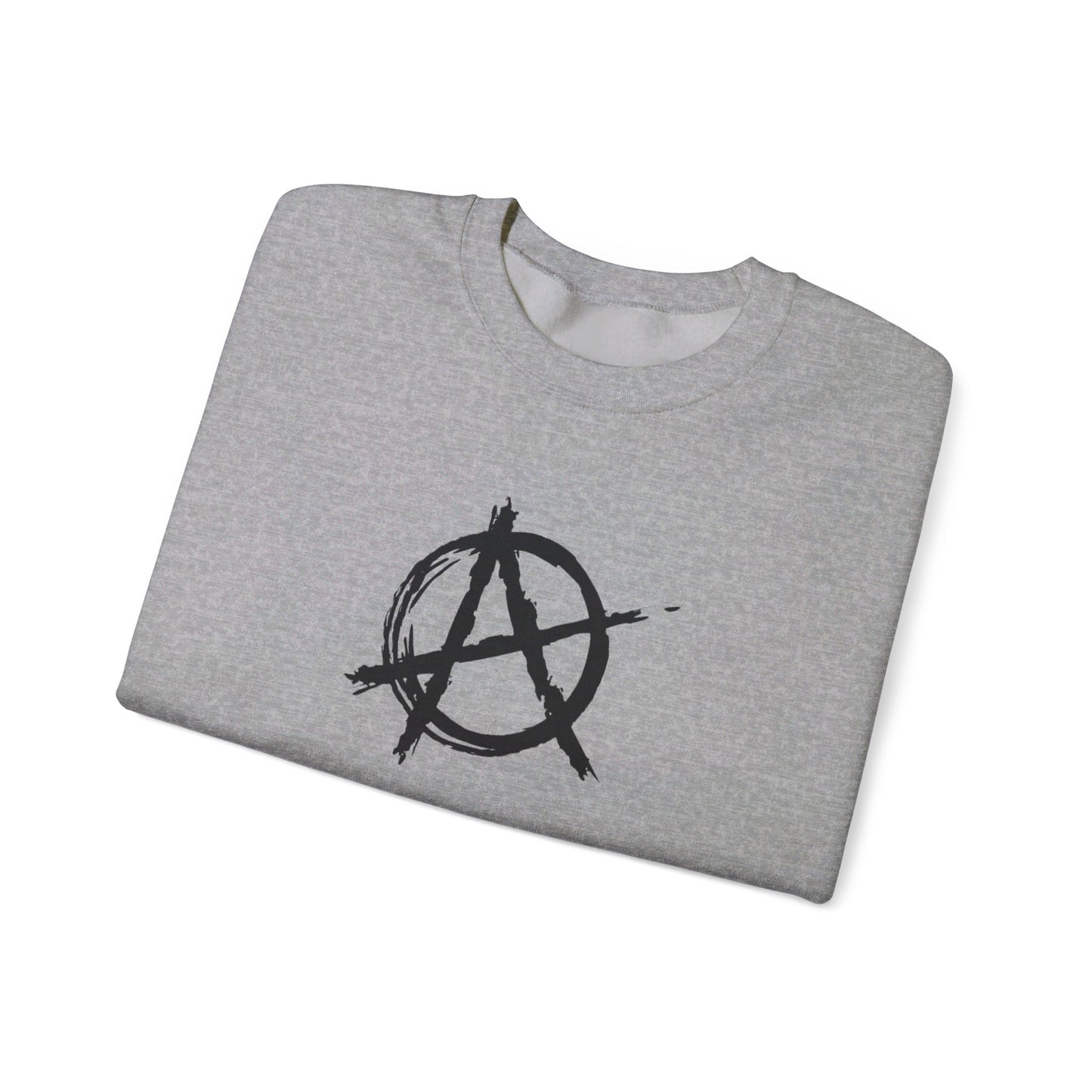 Anarchy (Black Decal) Unisex Heavy Blend™ Crewneck Sweatshirt