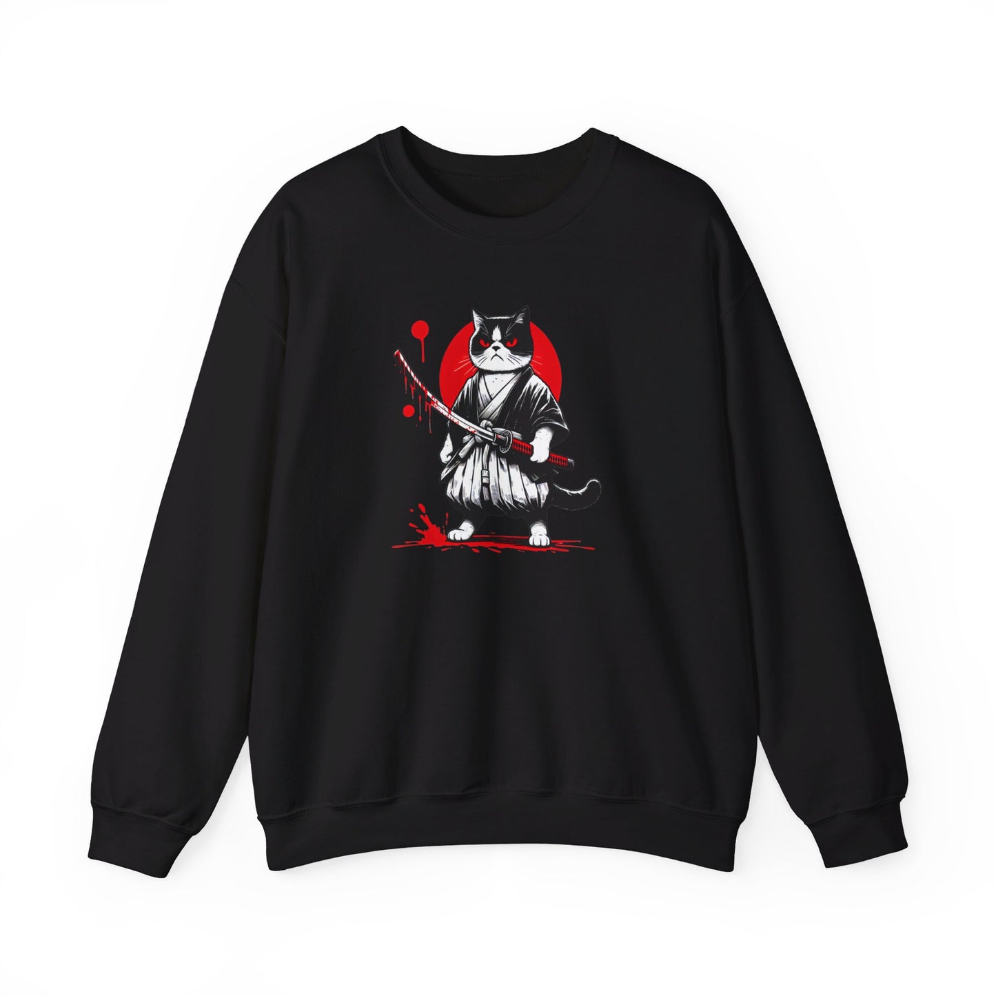 Mean Cat Unisex Heavy Blend™ Crewneck Sweatshirt