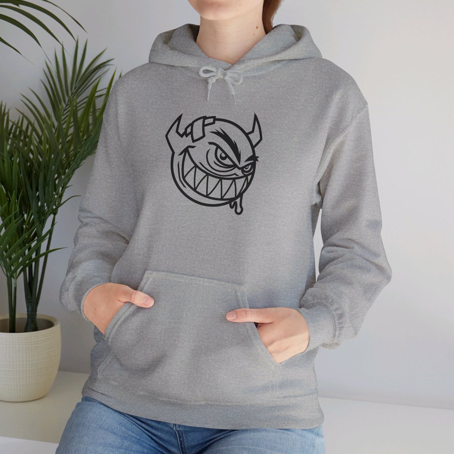 Devil Logo Unisex Heavy Blend™ Hooded Sweatshirt