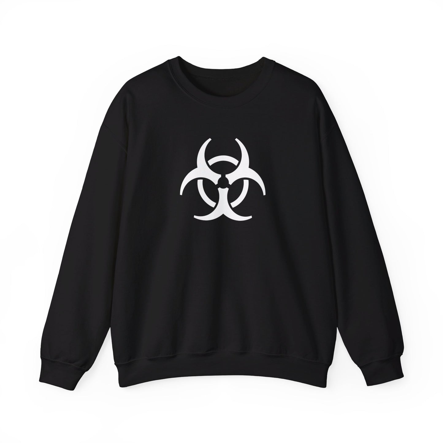 Biohazard (White Decal) Unisex Heavy Blend™ Crewneck Sweatshirt