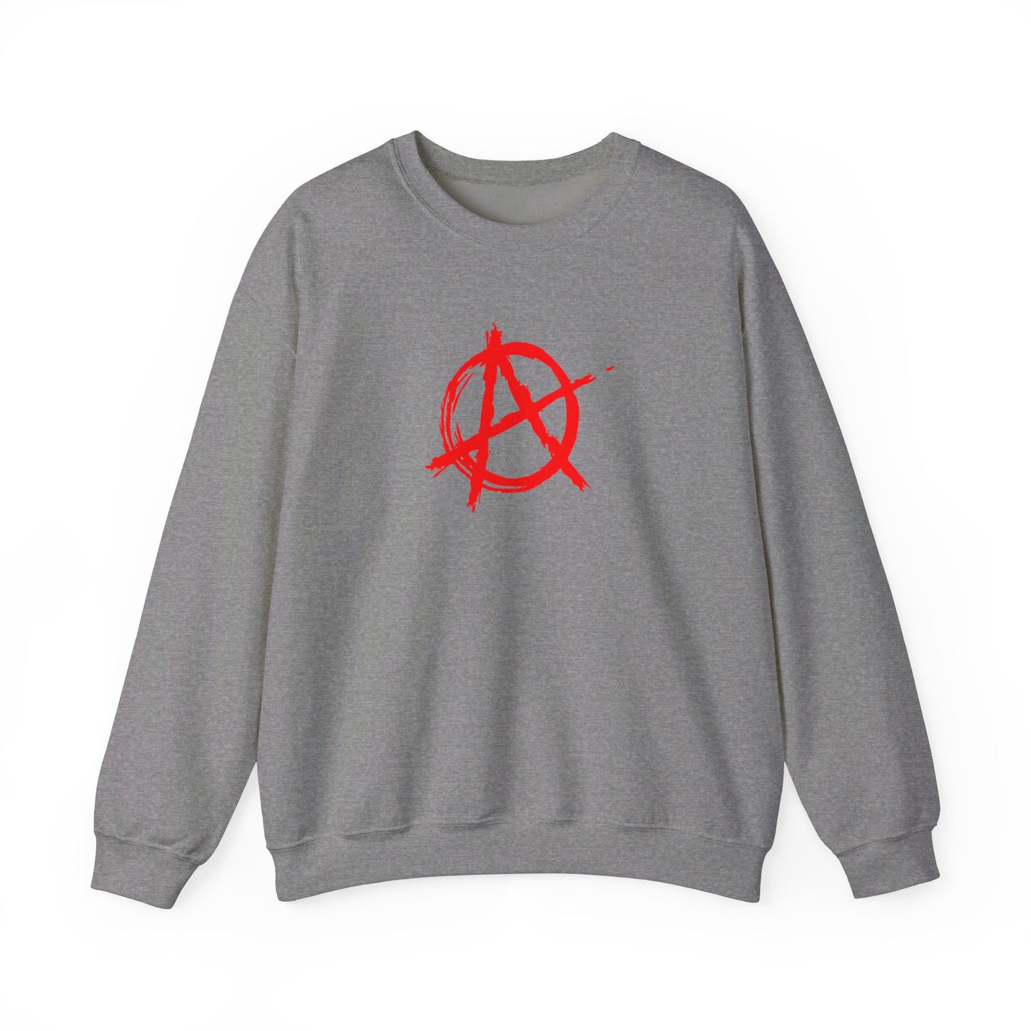 Anarchy (Red Decal) Unisex Heavy Blend™ Crewneck Sweatshirt