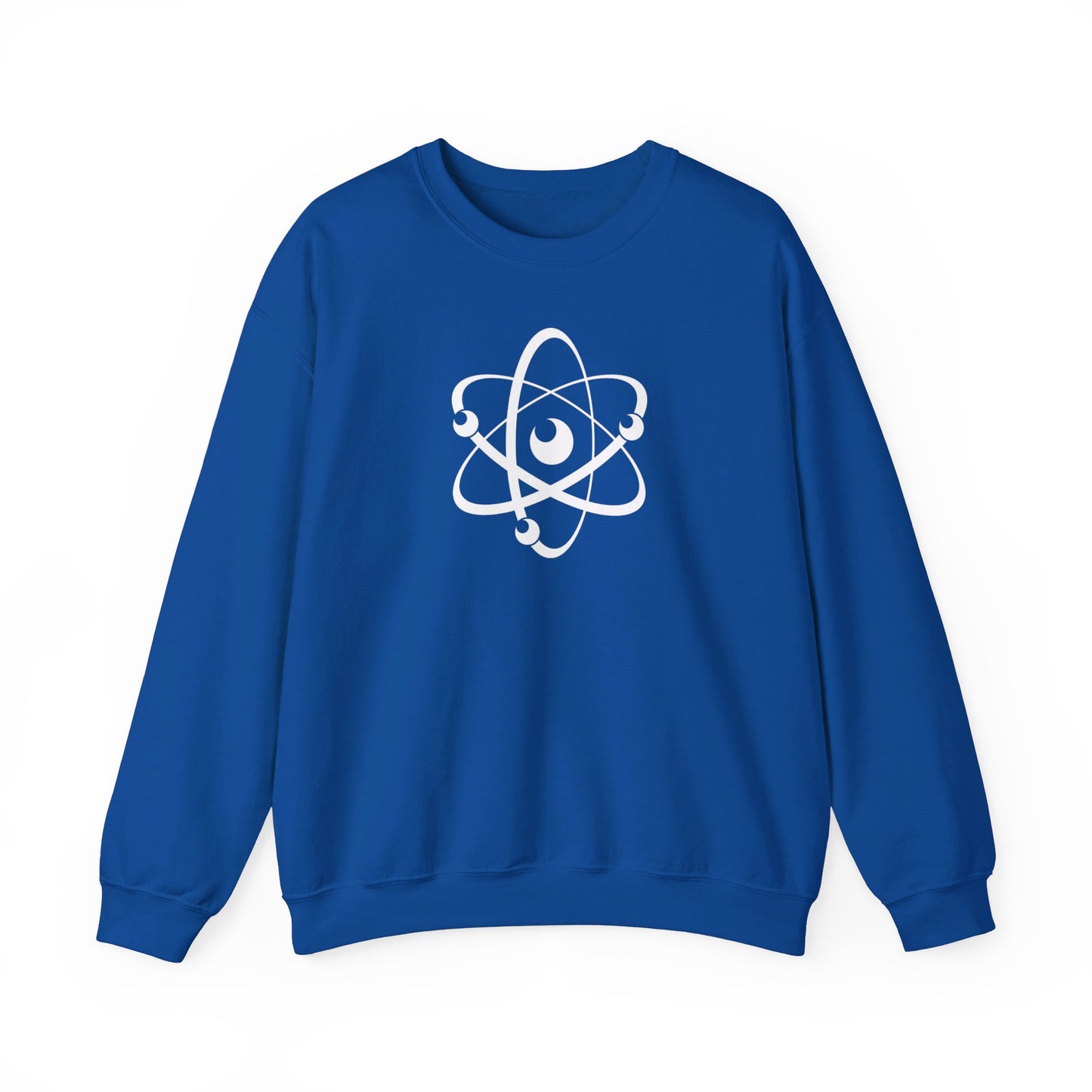 Atom (White Decal) Unisex Heavy Blend™ Crewneck Sweatshirt