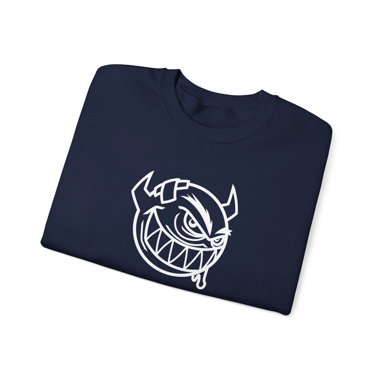 Devil (White Decal) Unisex Heavy Blend™ Crewneck Sweatshirt