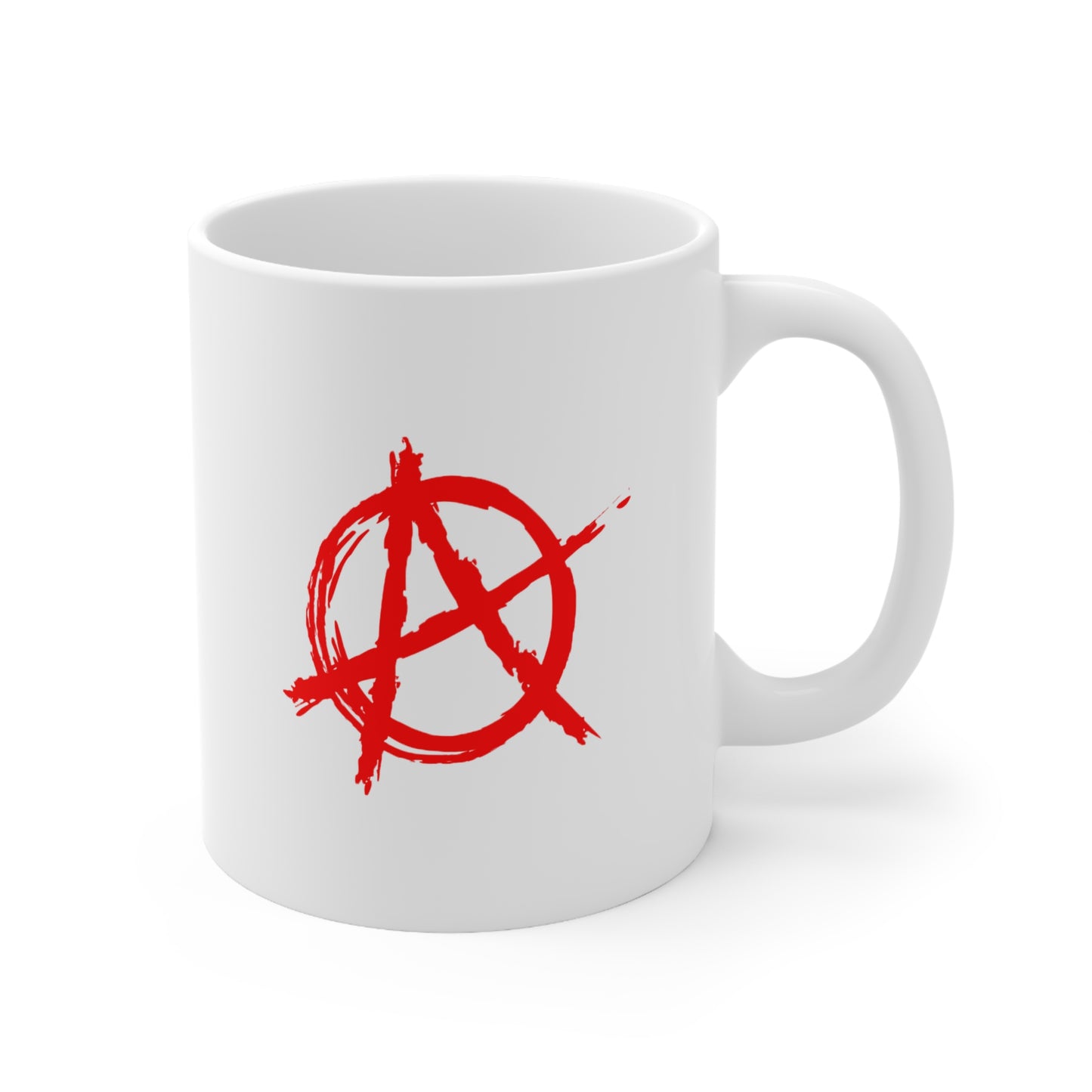 Anarchy (Red Decal) Ceramic Coffee Mug / Tea Cup 11oz / 300ml