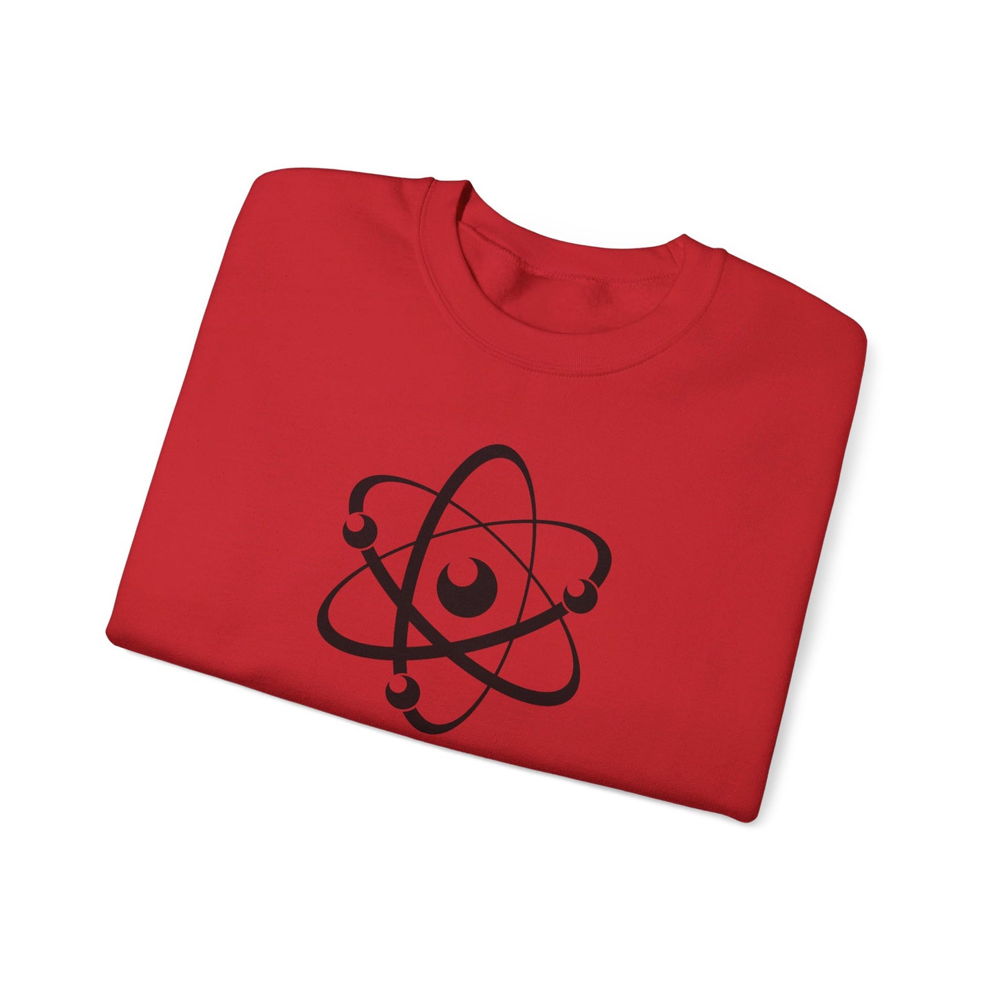 Atom (Black Decal) Unisex Heavy Blend™ Crewneck Sweatshirt