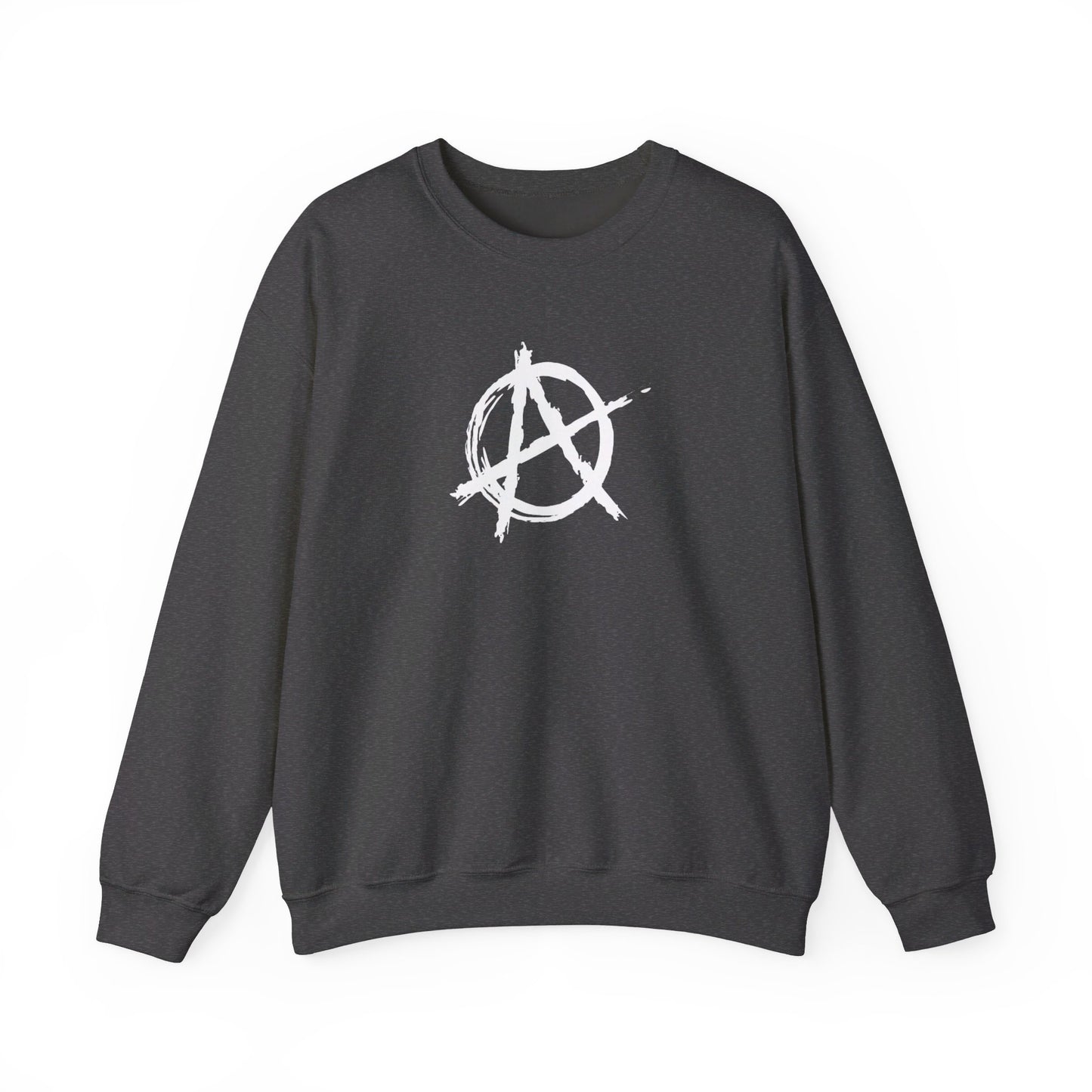 Anarchy (White Decal) Unisex Heavy Blend™ Crewneck Sweatshirt