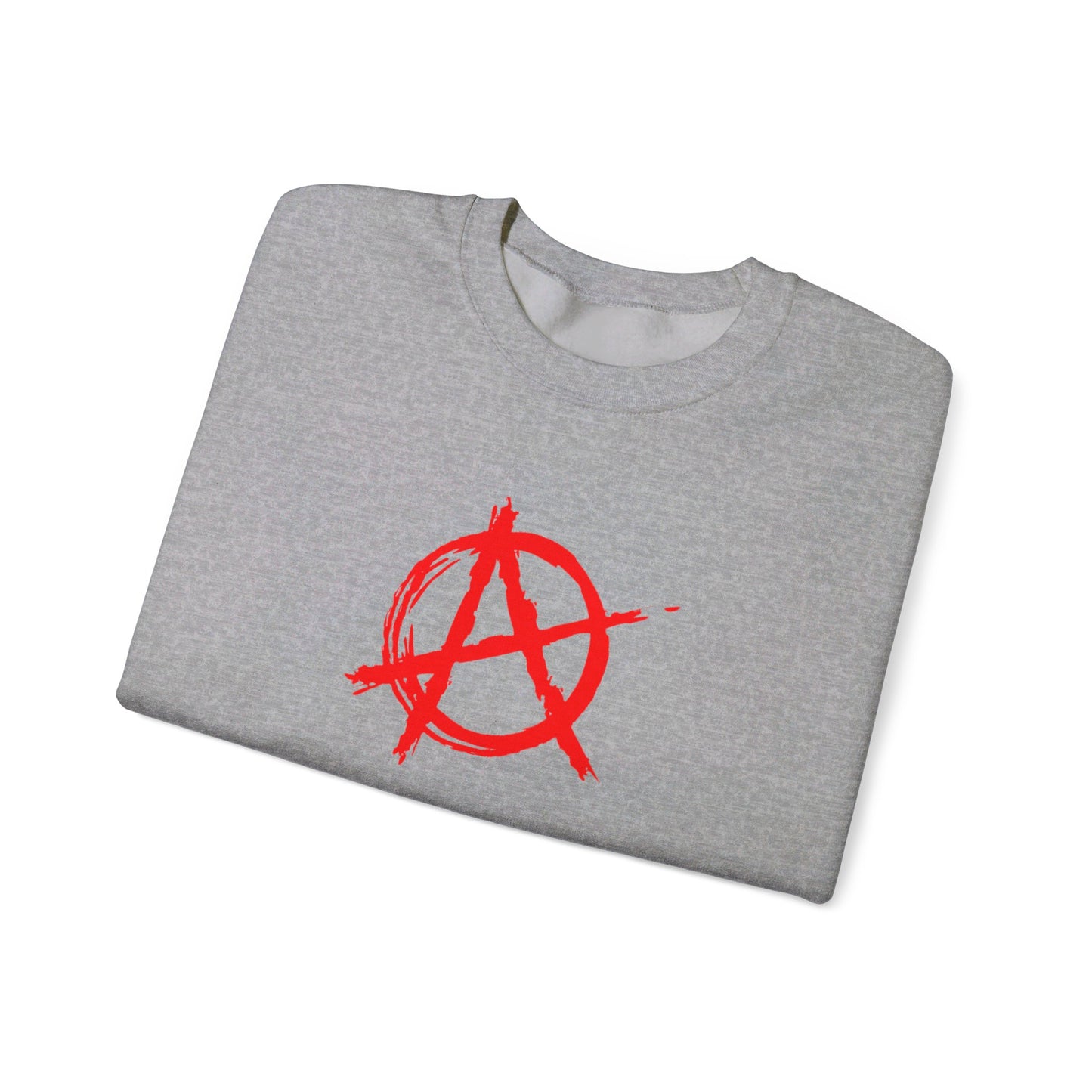 Anarchy (Red Decal) Unisex Heavy Blend™ Crewneck Sweatshirt