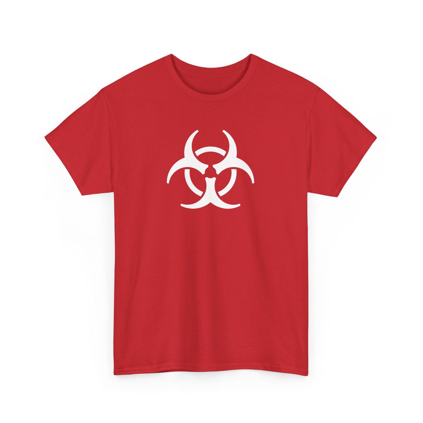 Biohazard (White Decal) Unisex Heavy Cotton Tee