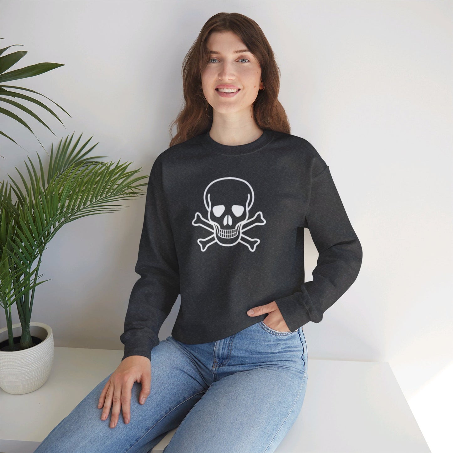 Toxic (White Decal) Unisex Heavy Blend™ Crewneck Sweatshirt