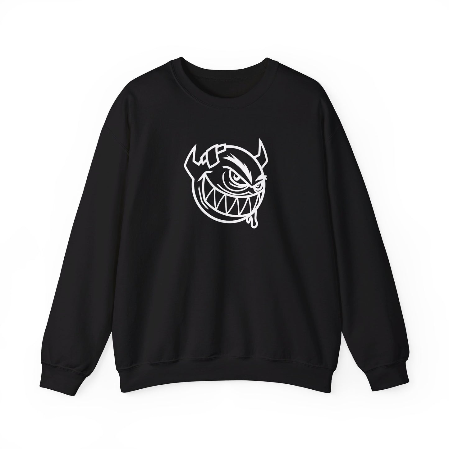 Devil (White Decal) Unisex Heavy Blend™ Crewneck Sweatshirt