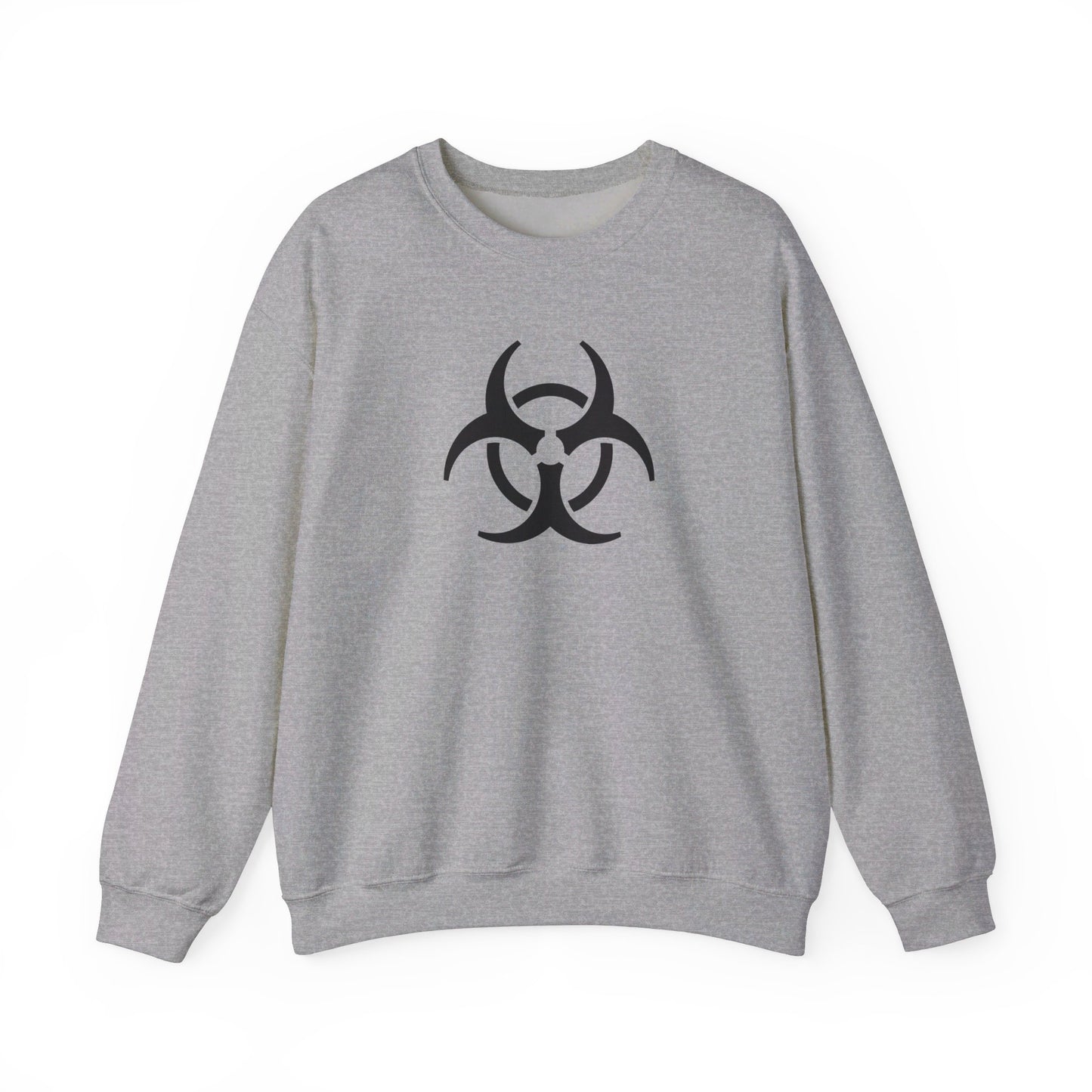 Biohazard (Black Decal) Unisex Heavy Blend™ Crewneck Sweatshirt