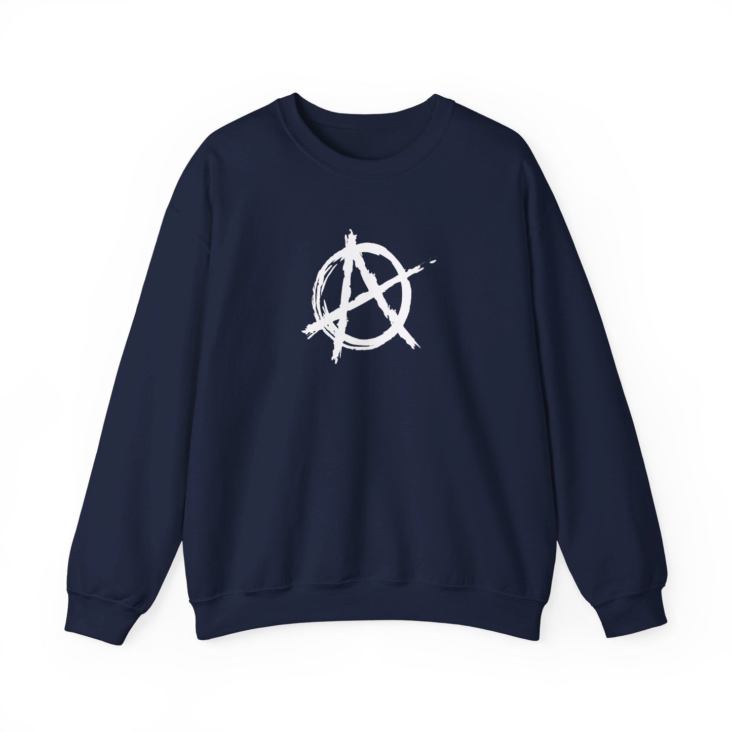 Anarchy (White Decal) Unisex Heavy Blend™ Crewneck Sweatshirt