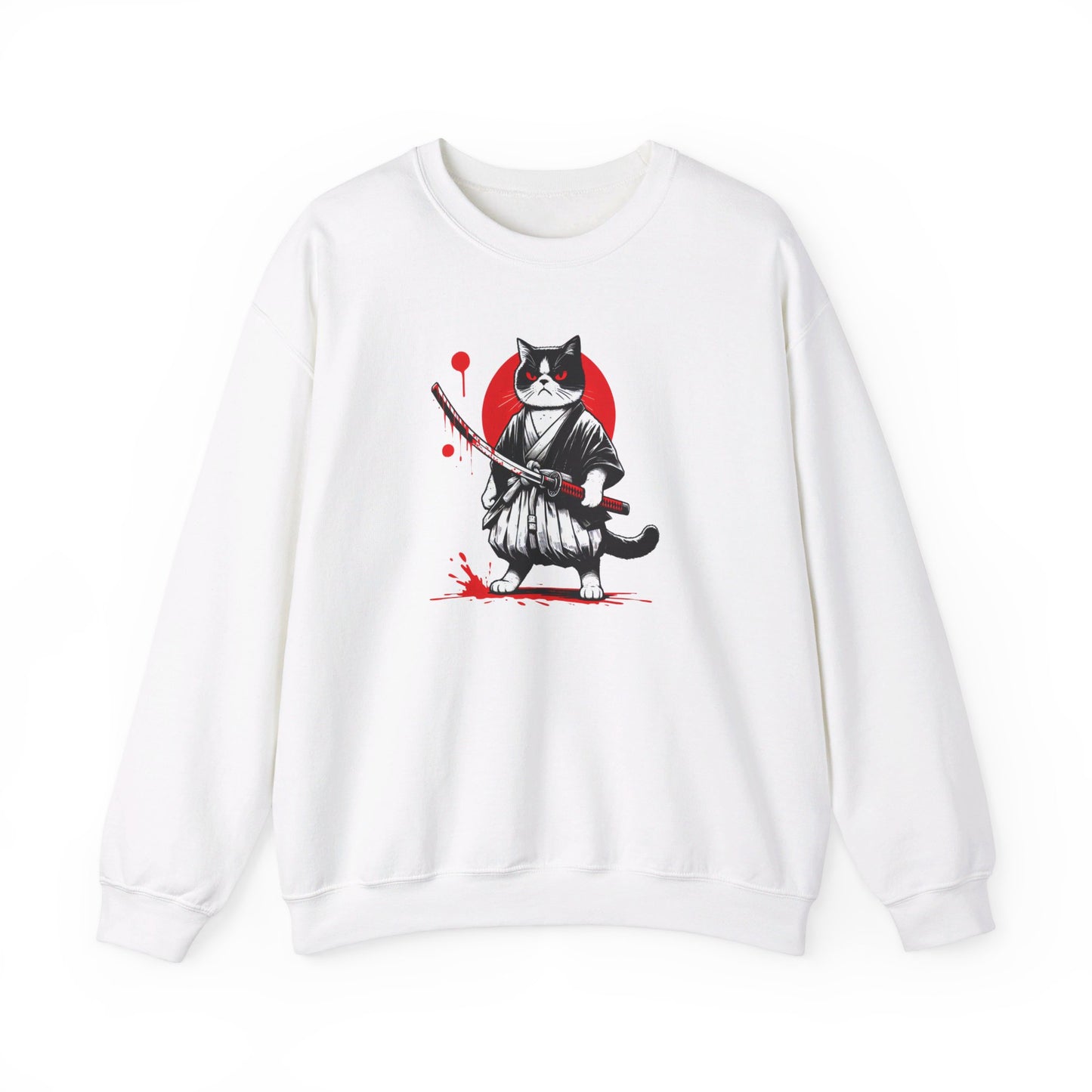 Mean Cat Unisex Heavy Blend™ Crewneck Sweatshirt