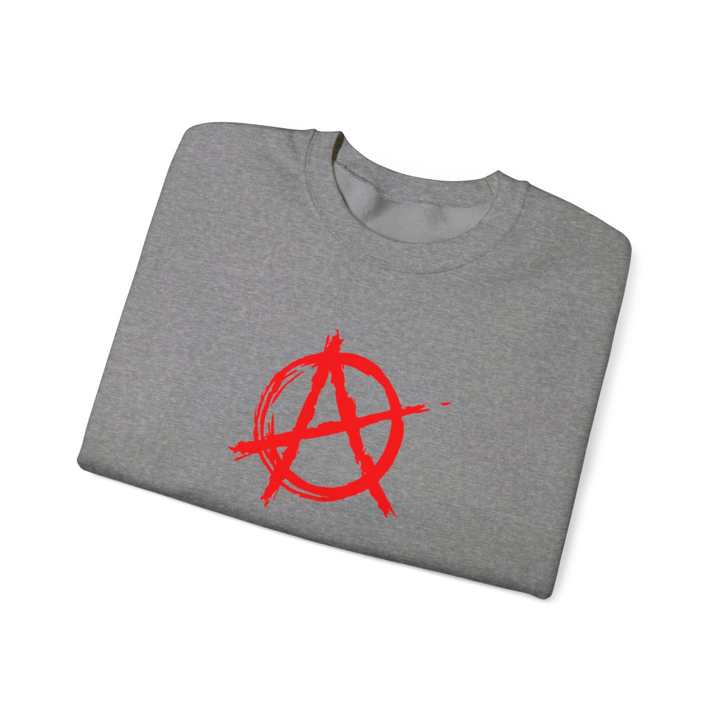 Anarchy (Red Decal) Unisex Heavy Blend™ Crewneck Sweatshirt