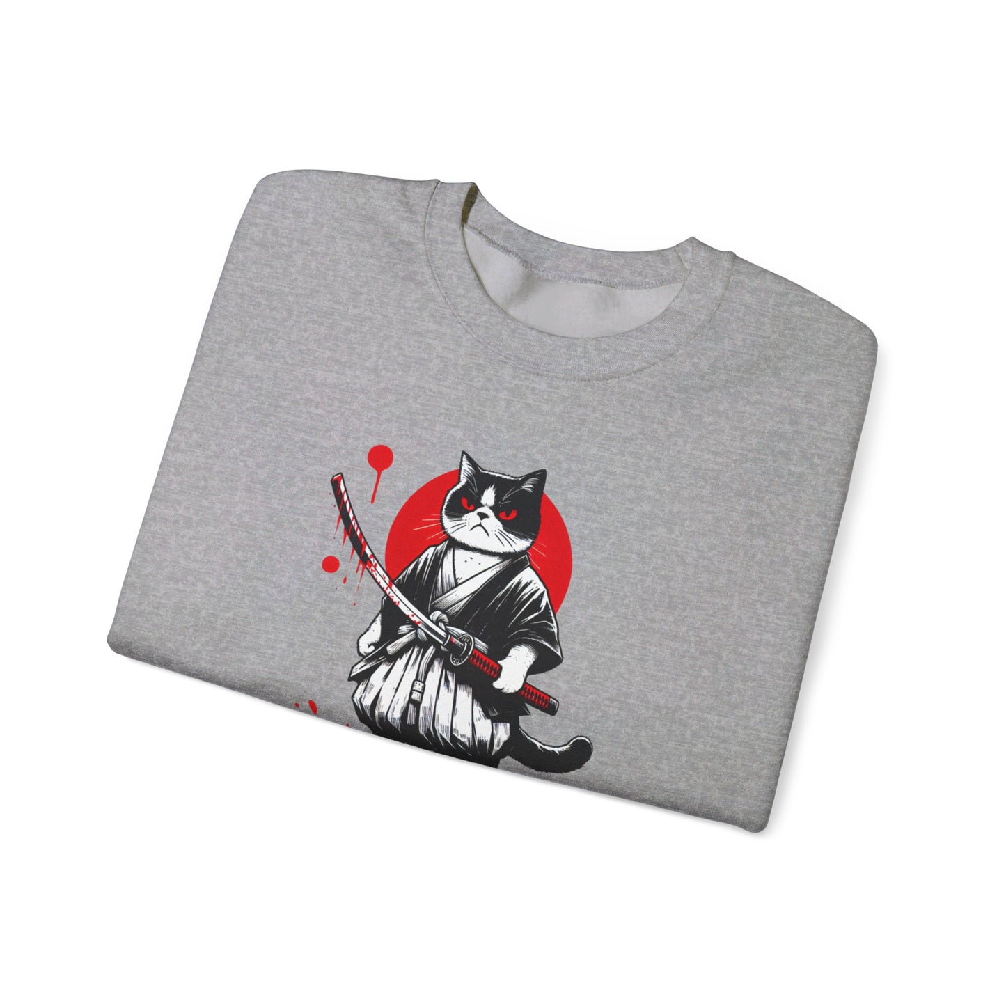 Mean Cat Unisex Heavy Blend™ Crewneck Sweatshirt