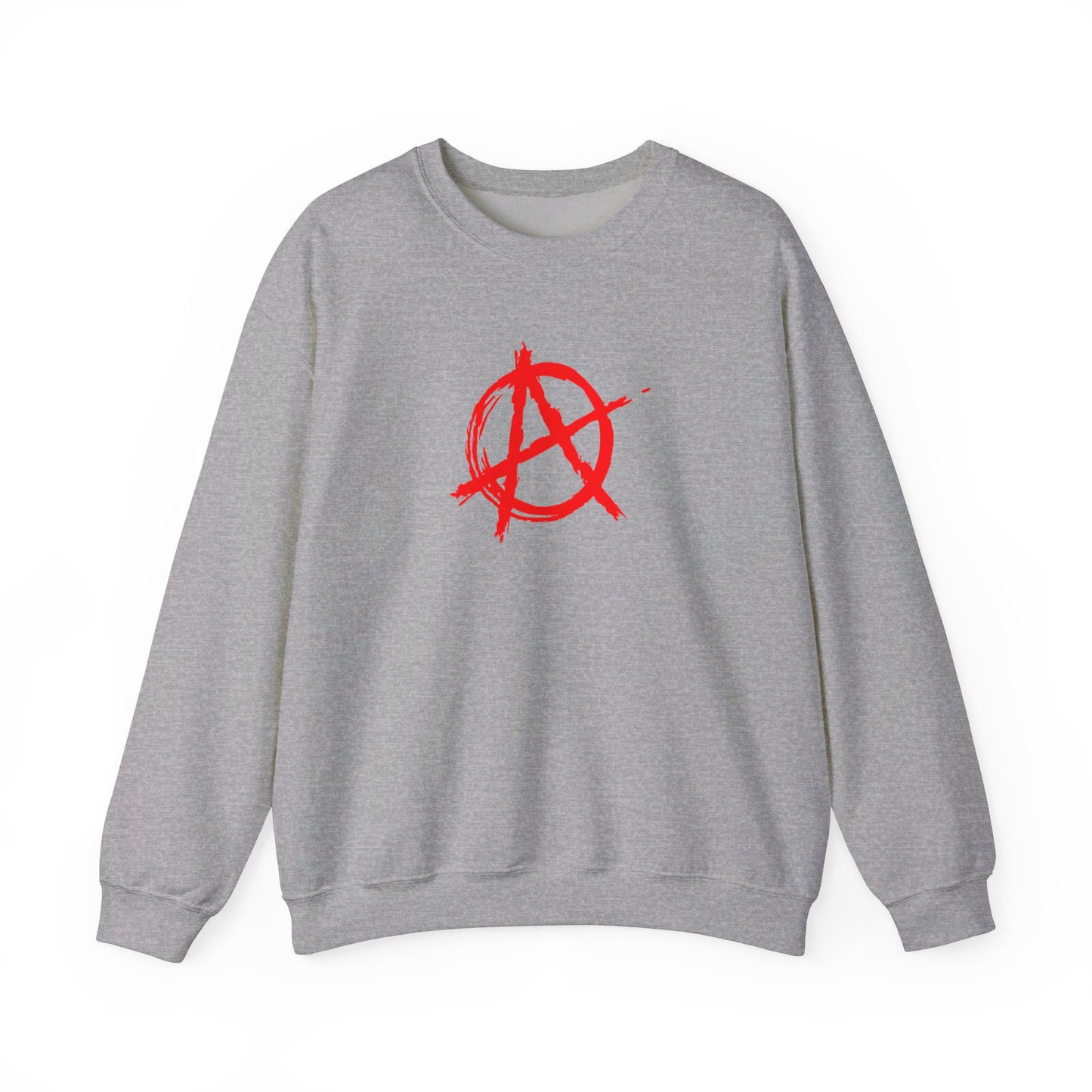 Anarchy (Red Decal) Unisex Heavy Blend™ Crewneck Sweatshirt