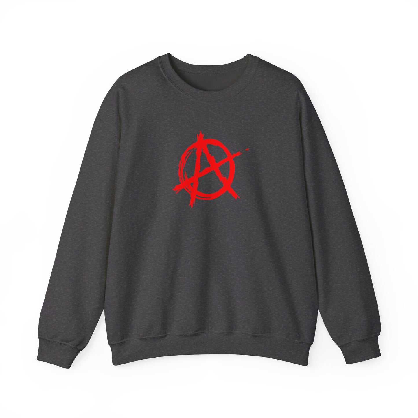 Anarchy (Red Decal) Unisex Heavy Blend™ Crewneck Sweatshirt