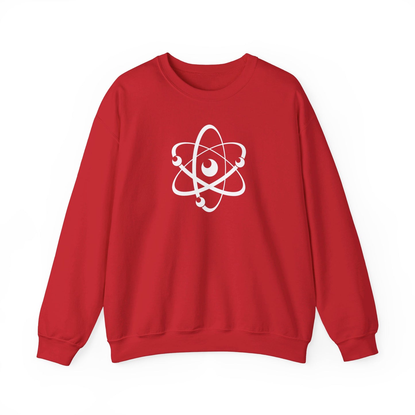 Atom (White Decal) Unisex Heavy Blend™ Crewneck Sweatshirt