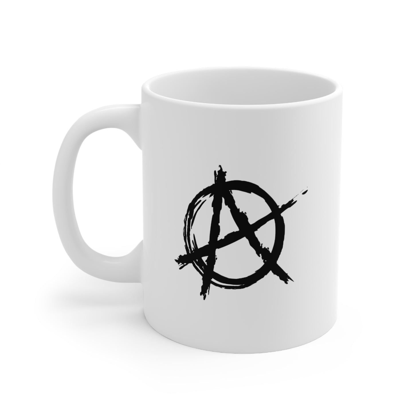 Anarchy (Black Decal) Ceramic Coffee Mug / Tea Cup 11oz / 300ml