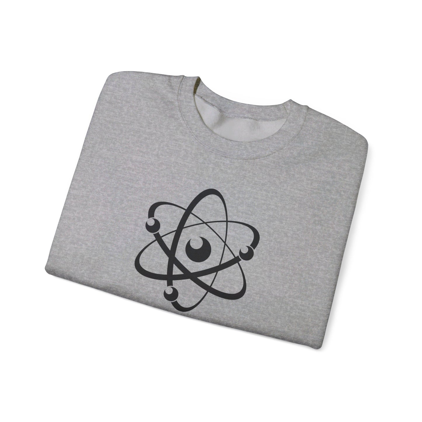 Atom (Black Decal) Unisex Heavy Blend™ Crewneck Sweatshirt