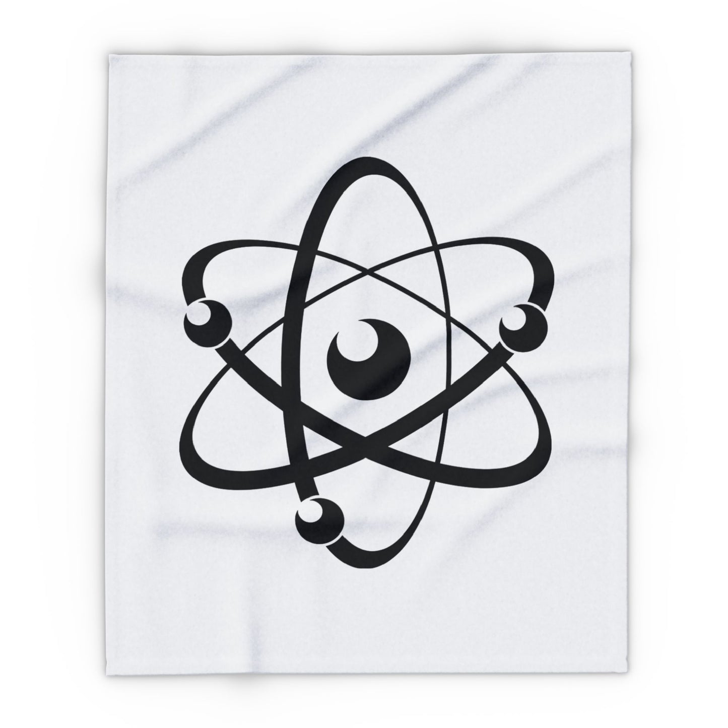 Atom (Black Decal) Arctic Fleece Blanket