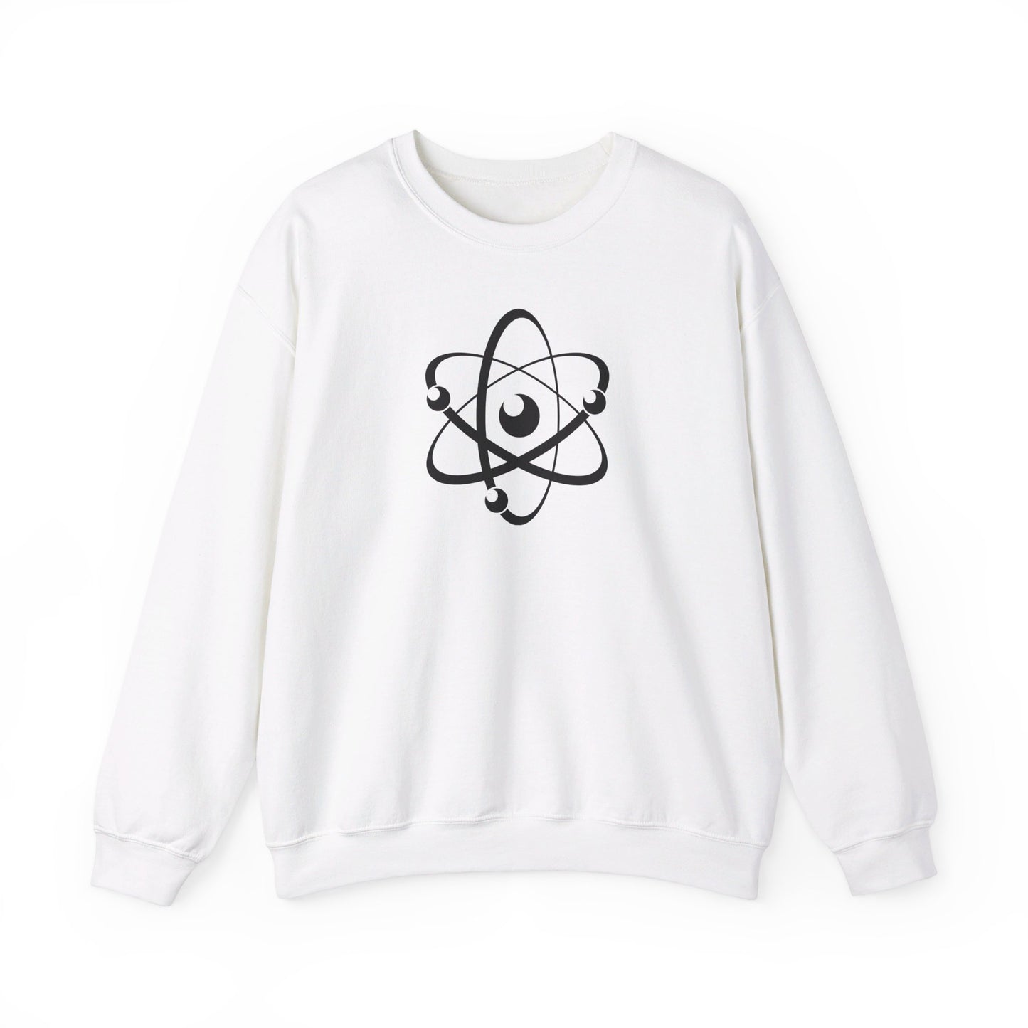 Atom (Black Decal) Unisex Heavy Blend™ Crewneck Sweatshirt