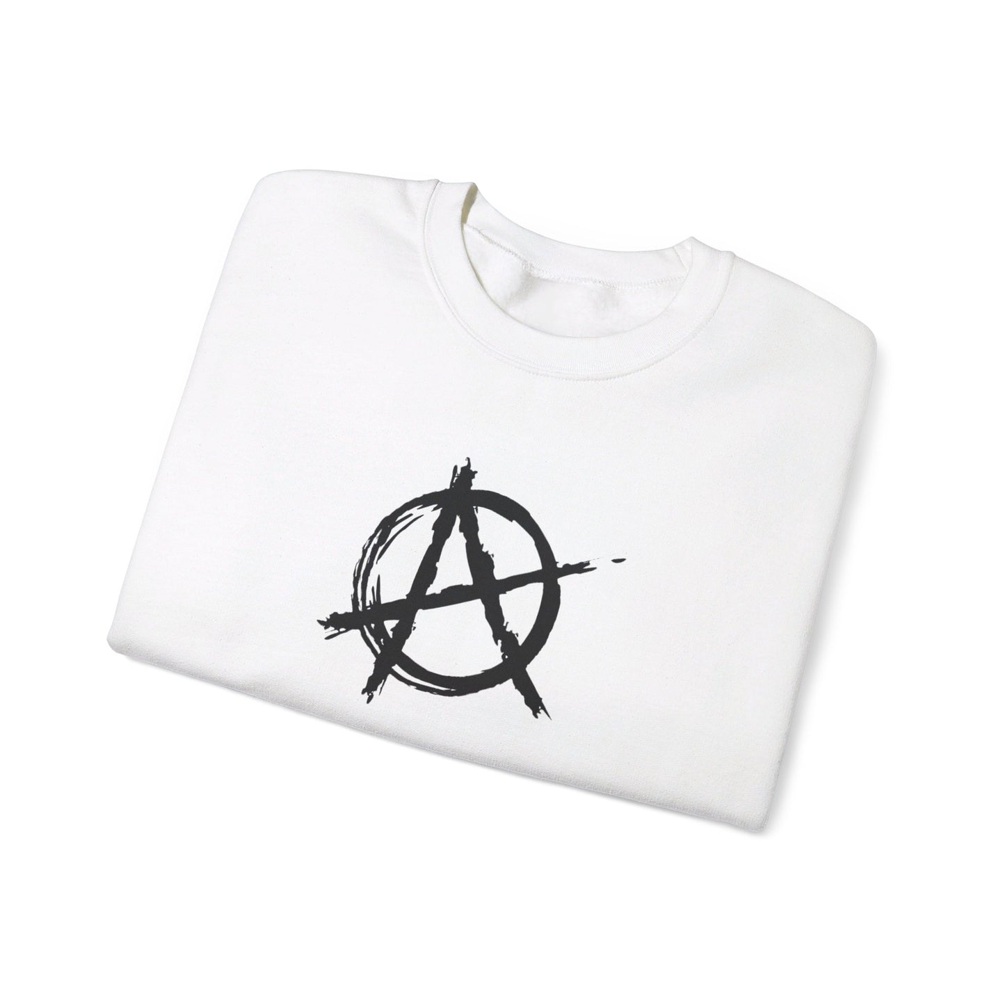 Anarchy (Black Decal) Unisex Heavy Blend™ Crewneck Sweatshirt