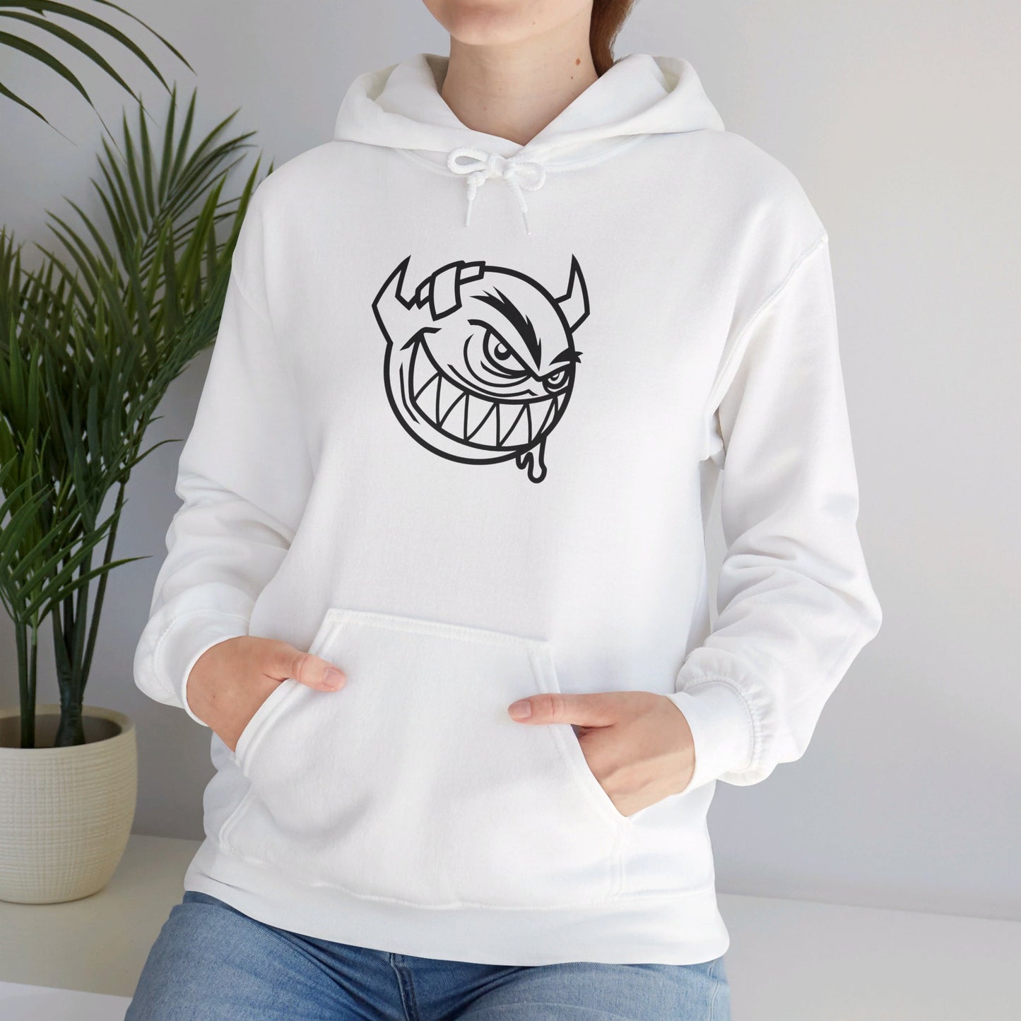 Devil Logo Unisex Heavy Blend™ Hooded Sweatshirt