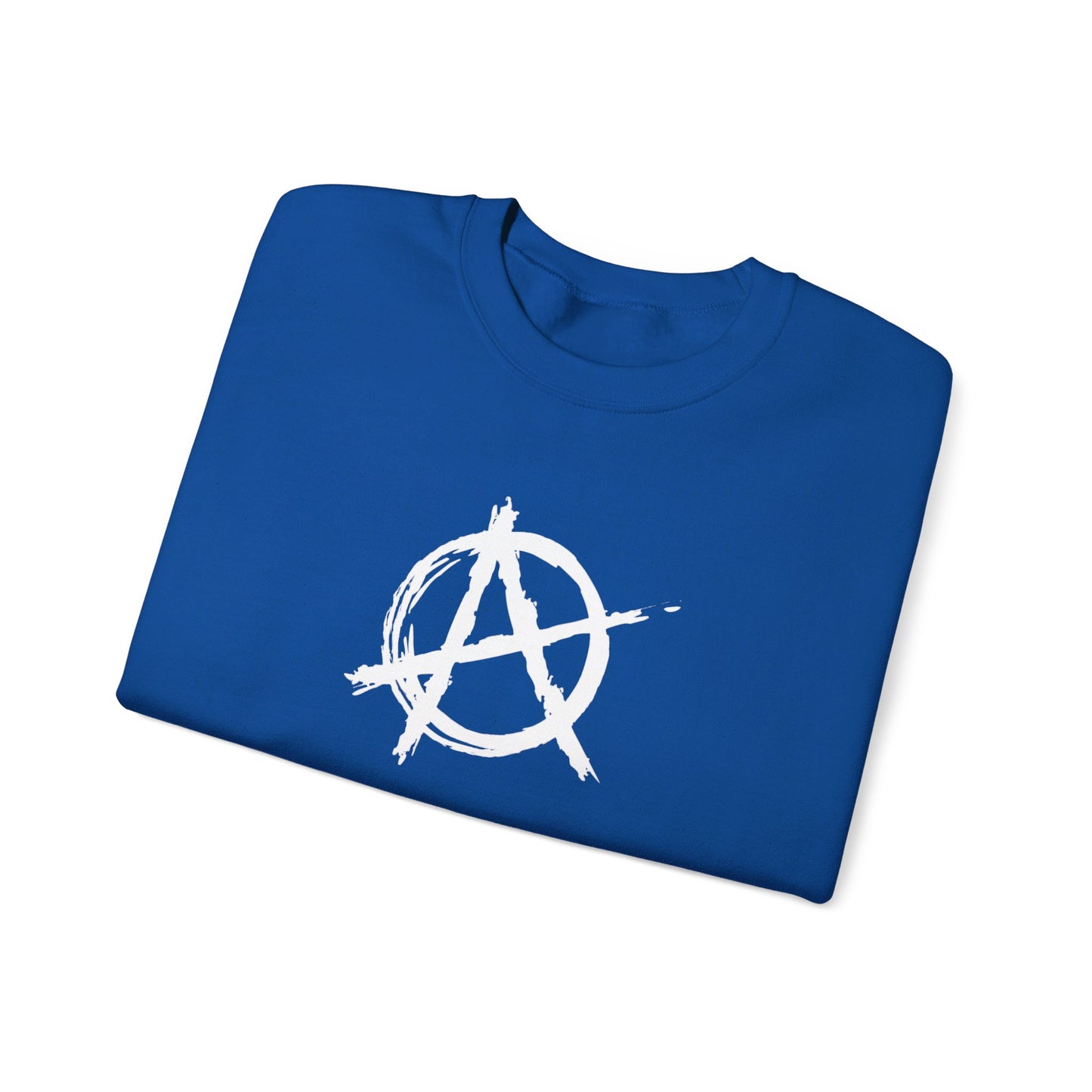 Anarchy (White Decal) Unisex Heavy Blend™ Crewneck Sweatshirt