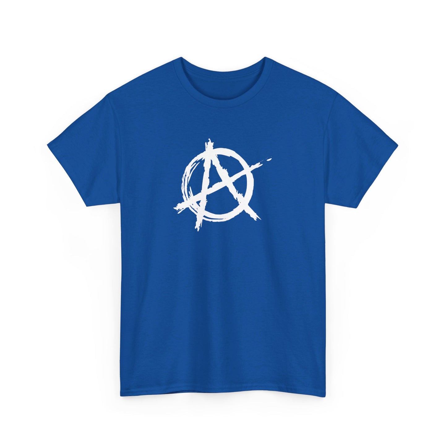 Anarchy (White Decal) Unisex Heavy Cotton Tee