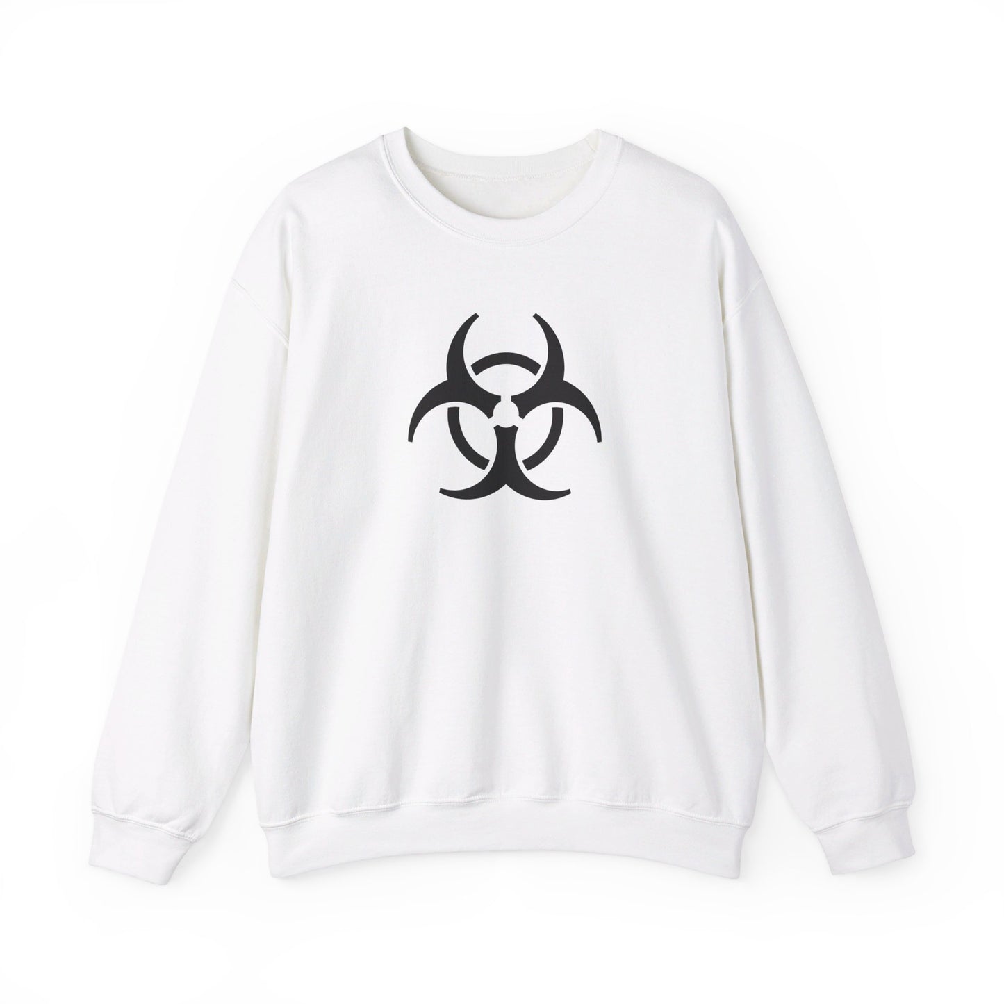 Biohazard (Black Decal) Unisex Heavy Blend™ Crewneck Sweatshirt