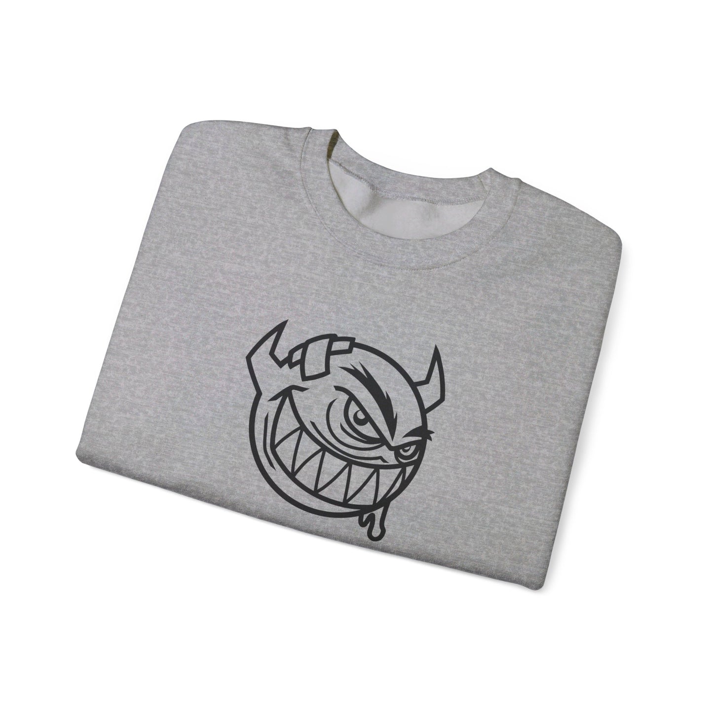 Devil (Black Decal) Unisex Heavy Blend™ Crewneck Sweatshirt